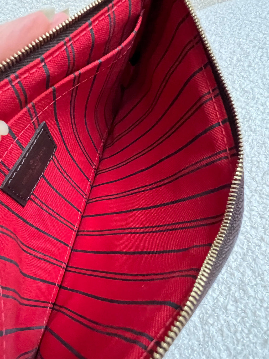 Louis Vuitton Pouch (from Neverfull) in Damier Ebene