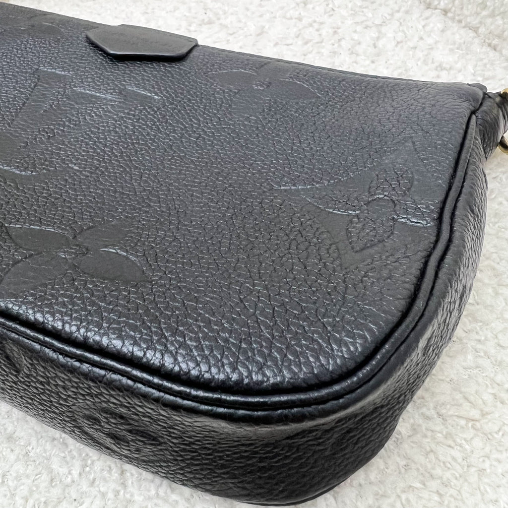 LV Multi Pochette Accessoires MPA in Black Empreinte Leather and GHW