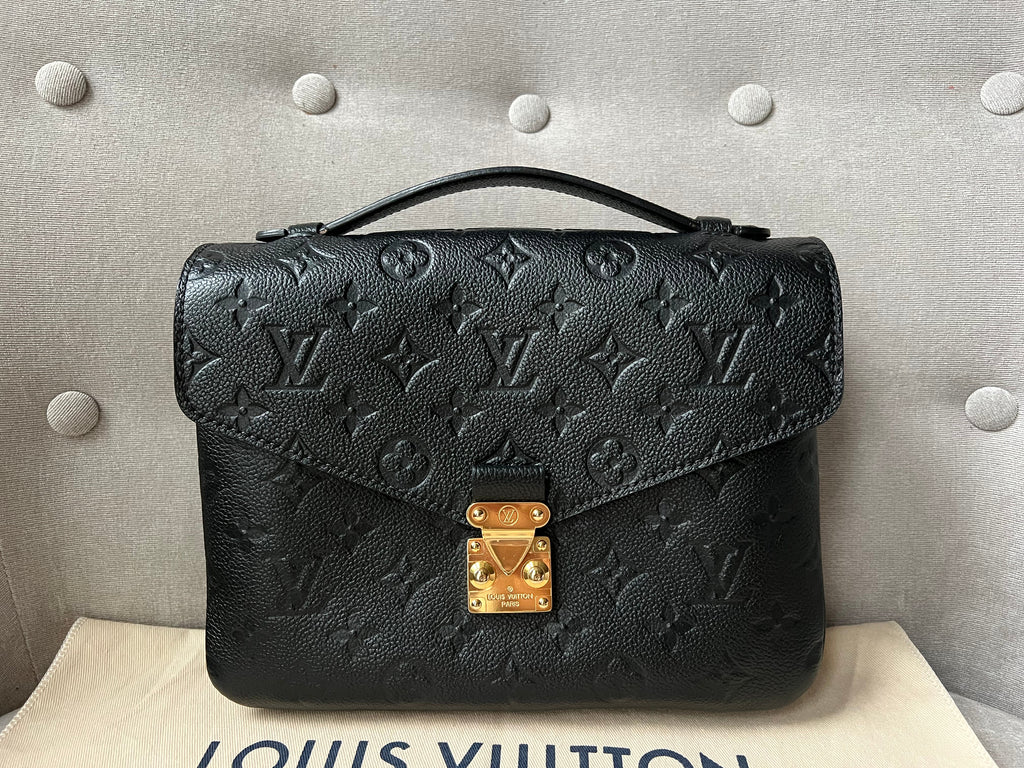 Louis Vuitton Pochette Metis Black Empreinte (RRP £2,110)