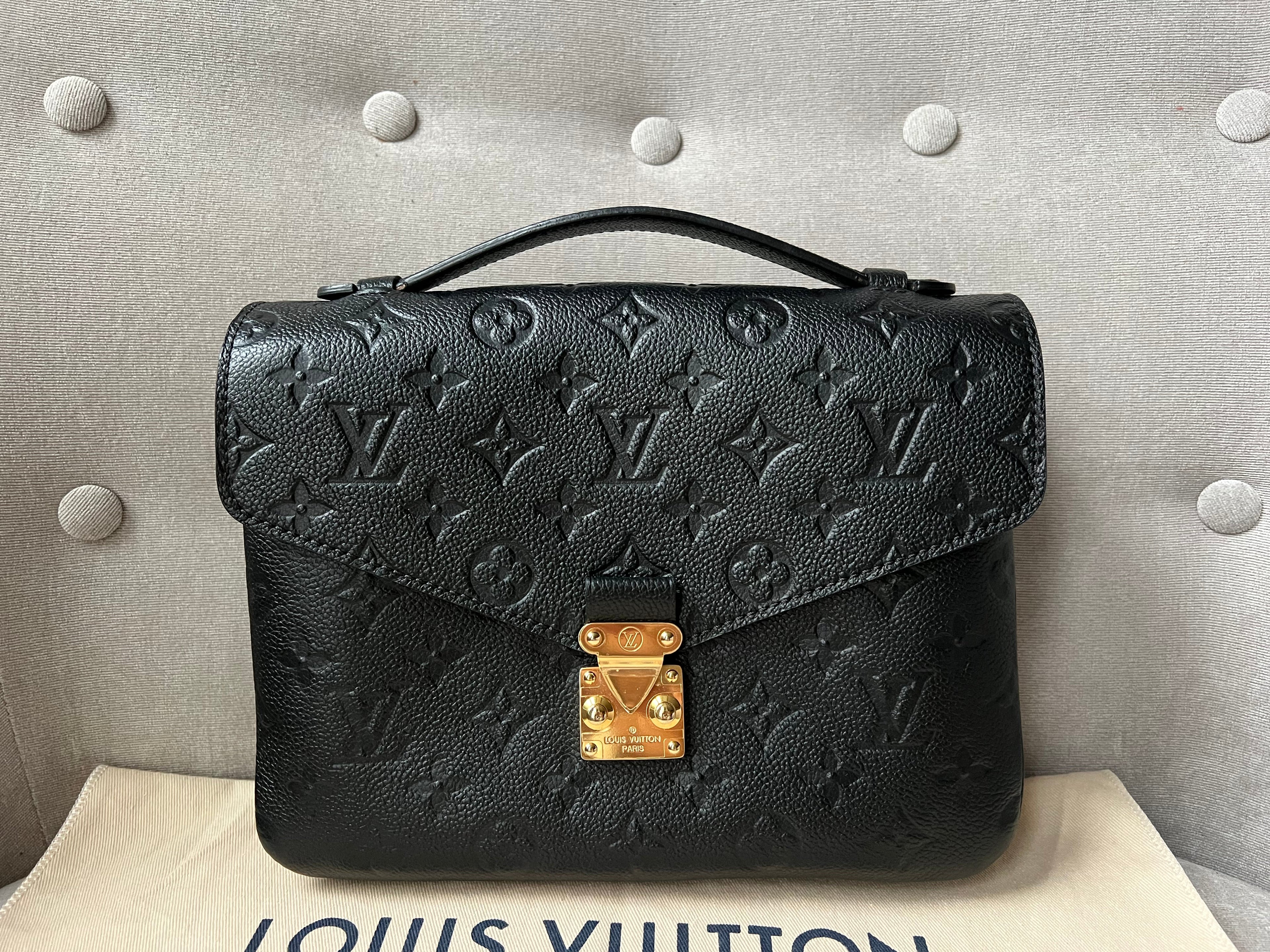 Louis Vuitton Pochette Metis Black Empreinte (RRP £2,110)