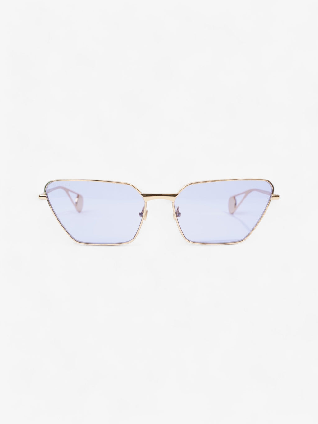 Gucci Cat-Eye Frame Blue / Gold Acetate 140mm
