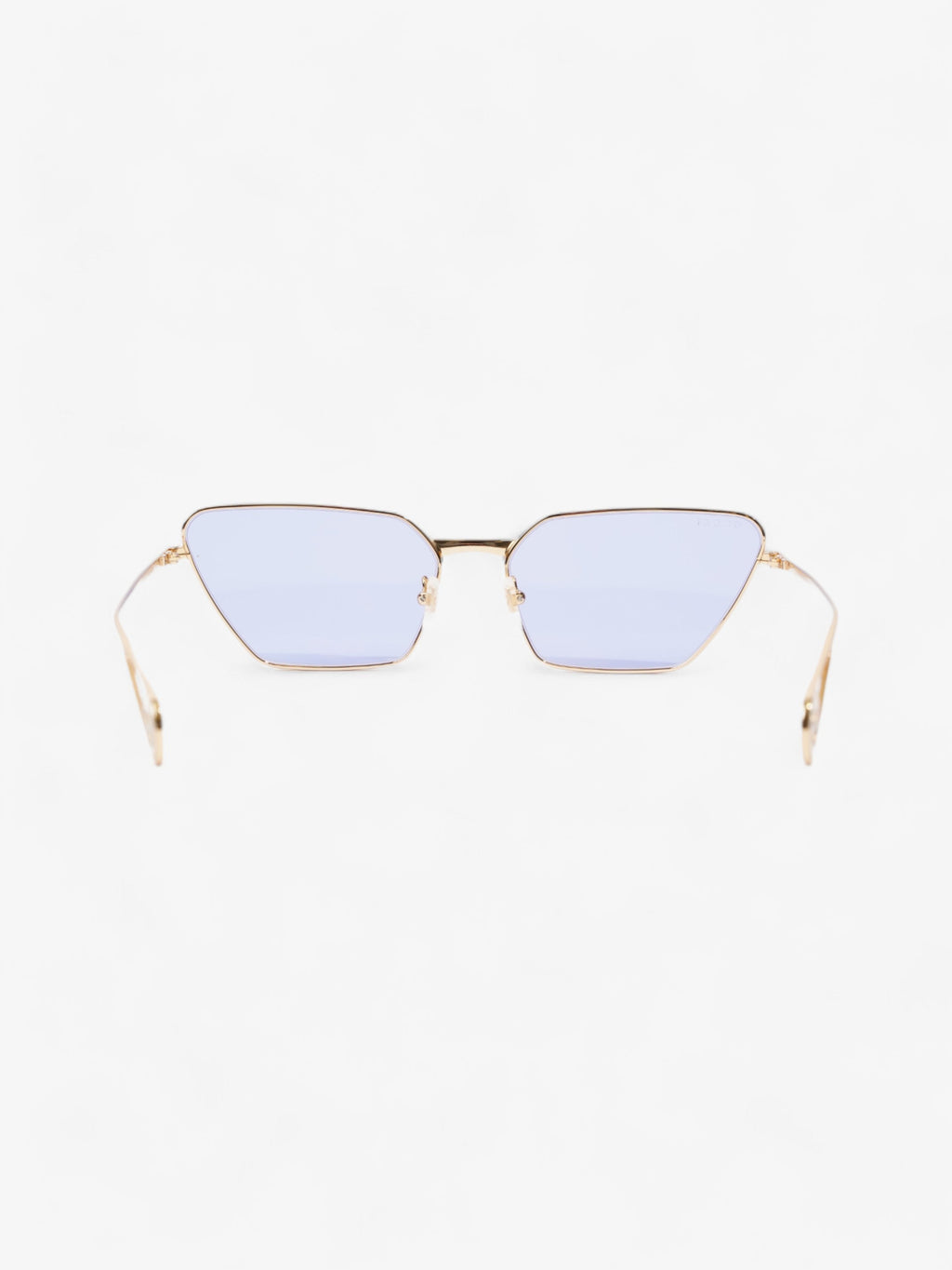 Gucci Cat-Eye Frame Blue / Gold Acetate 140mm