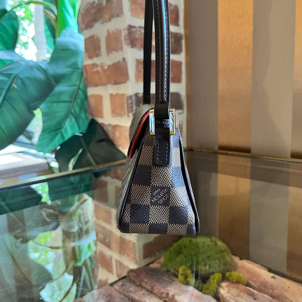 LOUIS VUITTON Recoleta Damier Ebene Canvas Shoulder Bag