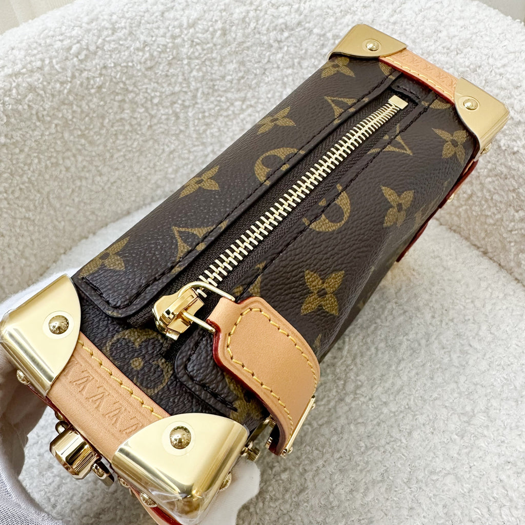 LV Side Trunk PM Bag in Monogram Canvas and GHW