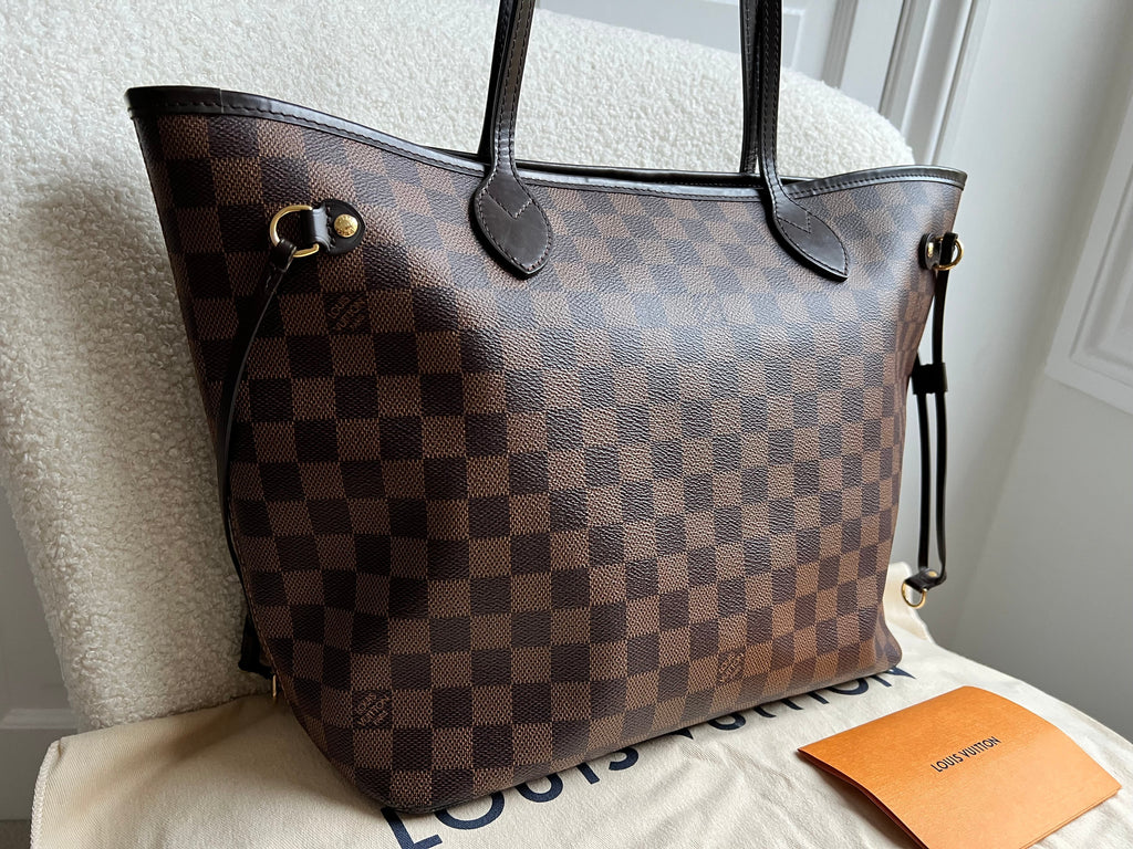 Louis Vuitton Neverfull MM Damier Ebene Cherry Interior (RRP £1,410)