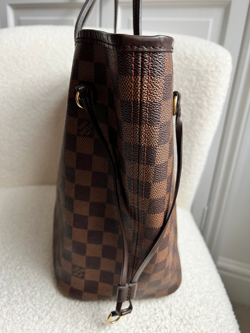 Louis Vuitton Neverfull MM Damier Ebene Cherry Interior (RRP £1,410)