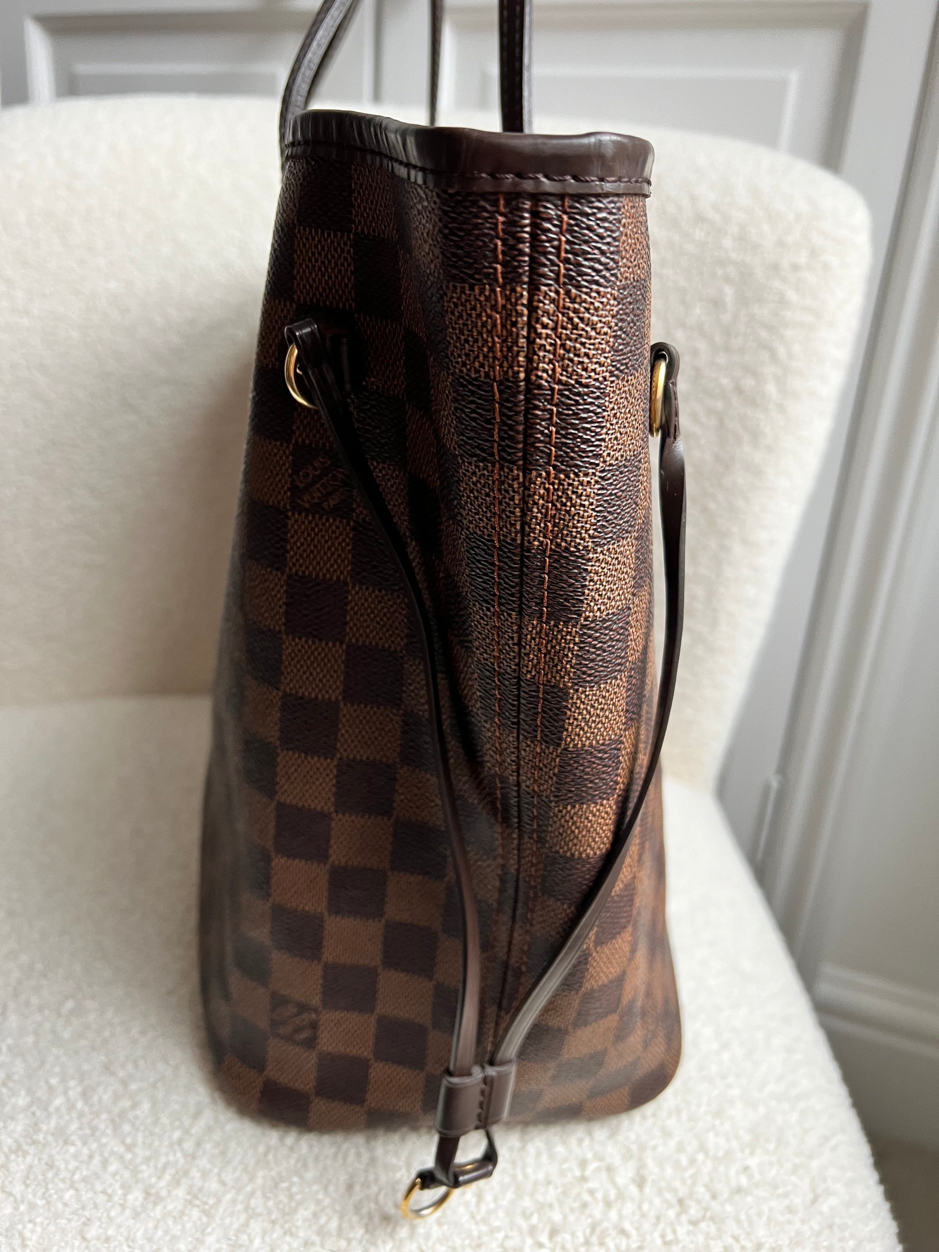Louis Vuitton Neverfull MM Damier Ebene Cherry Interior (RRP £1,410)