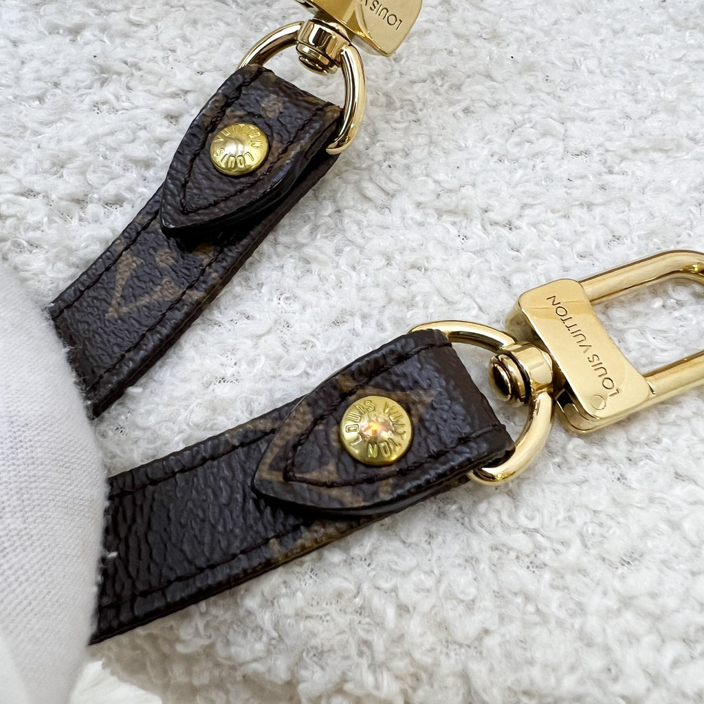 LV Bandouliere Strap in Monogram Canvas and GHW