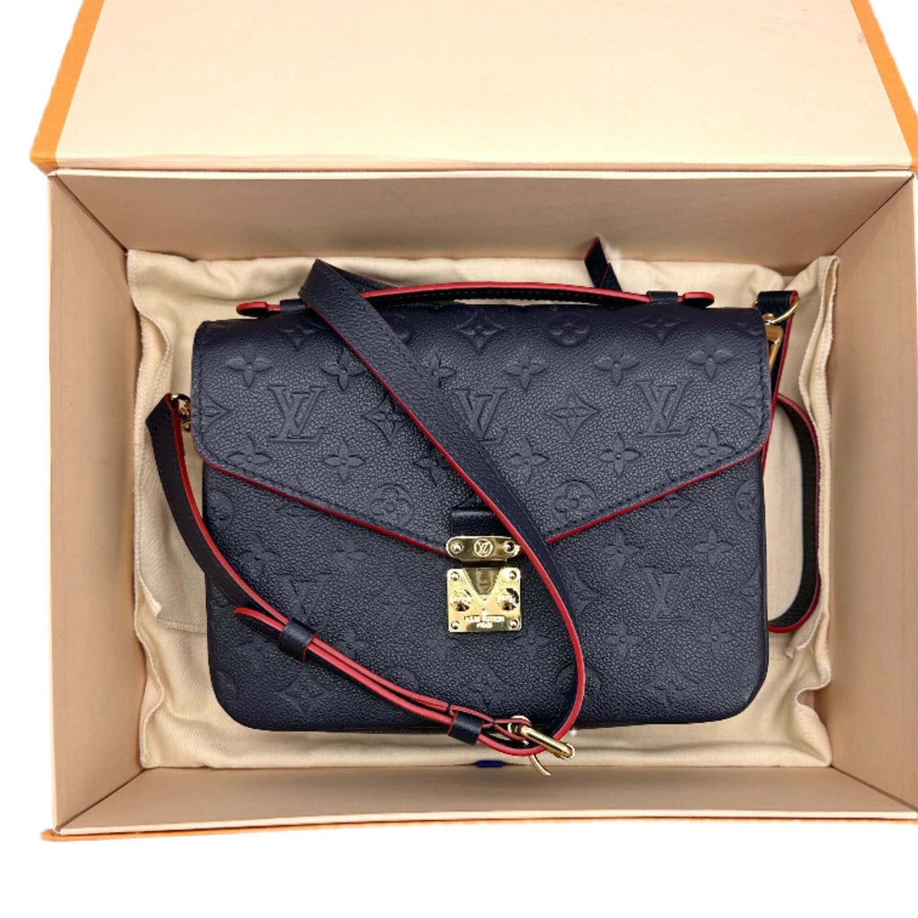 Louis Vuitton Empreinte Pochette MÃƒÆ’Ã‚Â©tis Marine Rouge