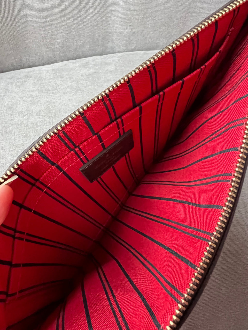 Louis Vuitton Pouch (from Neverfull) in Damier Ebene