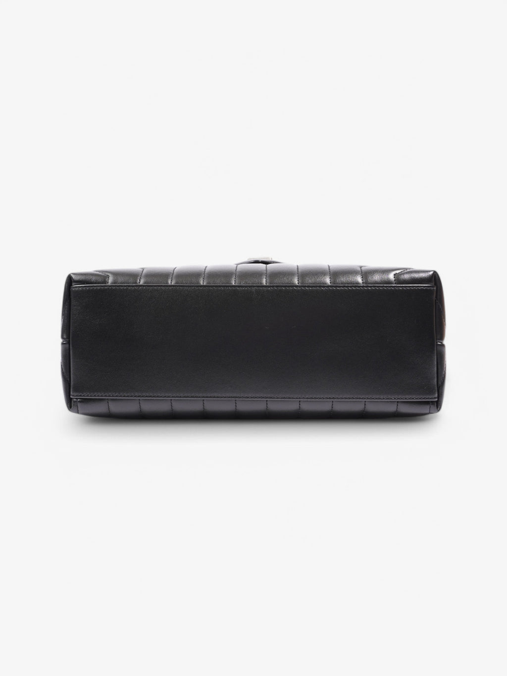 Saint Laurent Lou Lou Black Lambskin Leather Large
