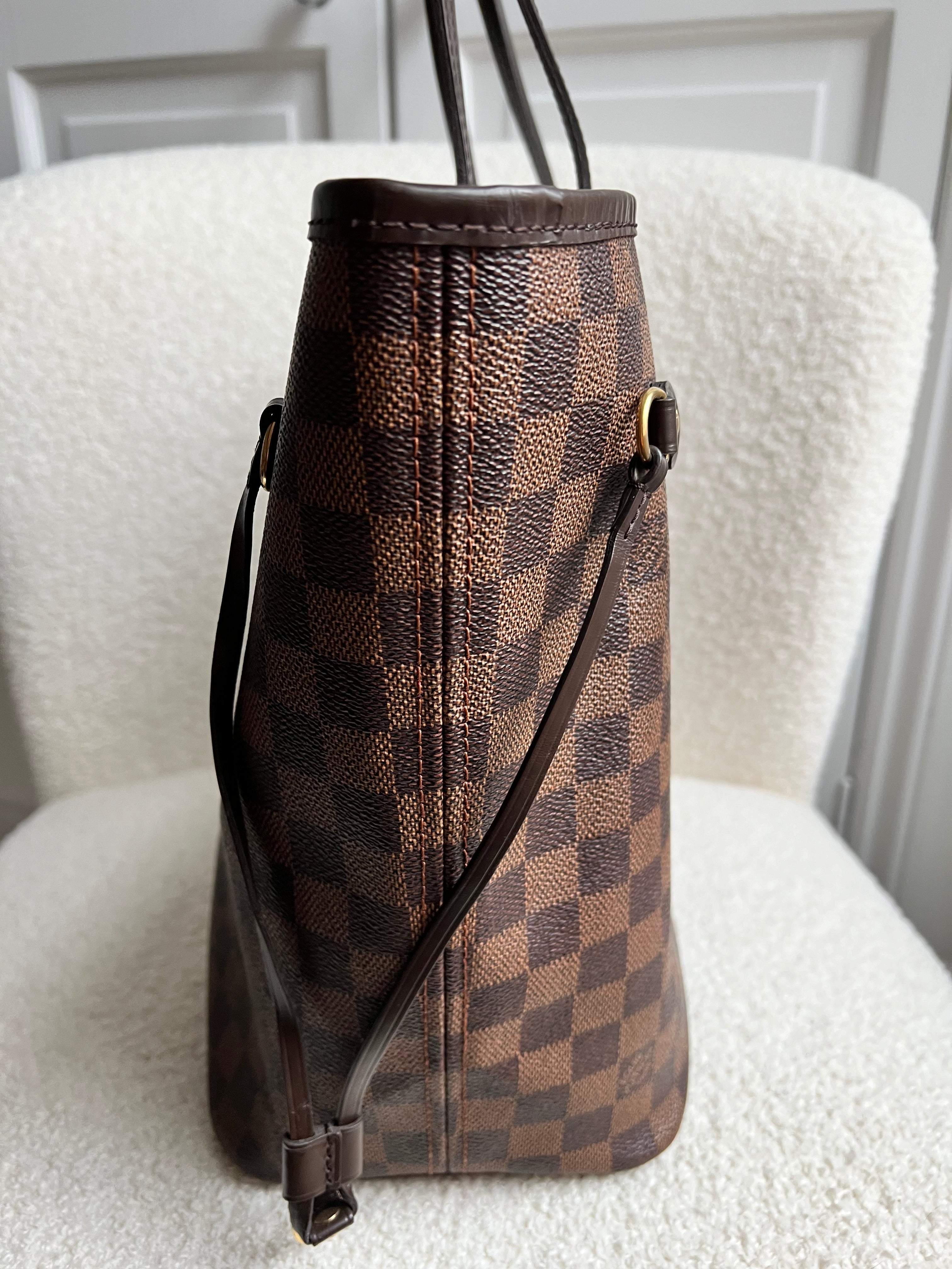 Louis Vuitton Neverfull MM Damier Ebene Cherry Interior (RRP £1,410)