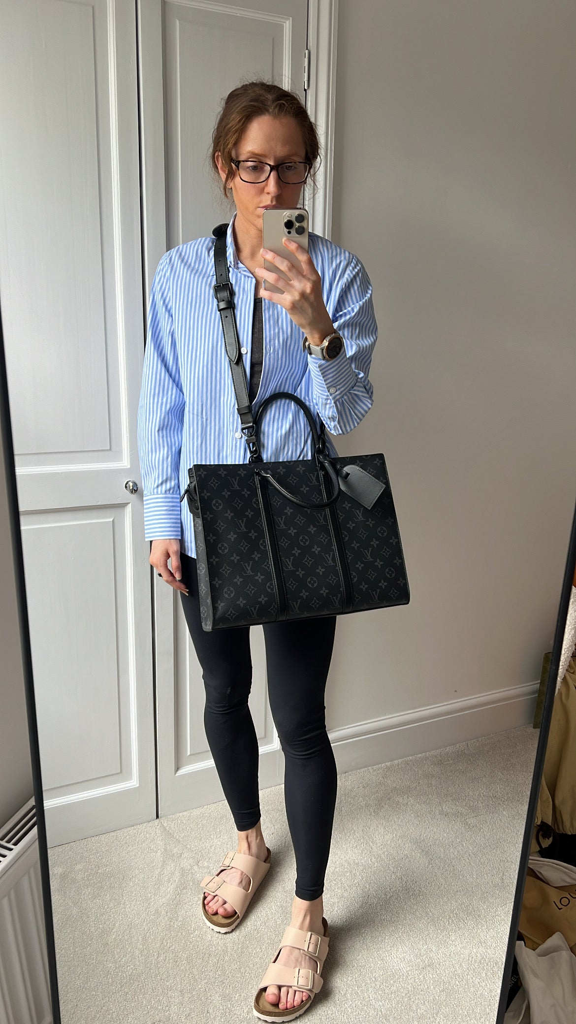 Louis Vuitton Sac Plat Horizontal Zippe Monogram Eclipse (RRP £2060)