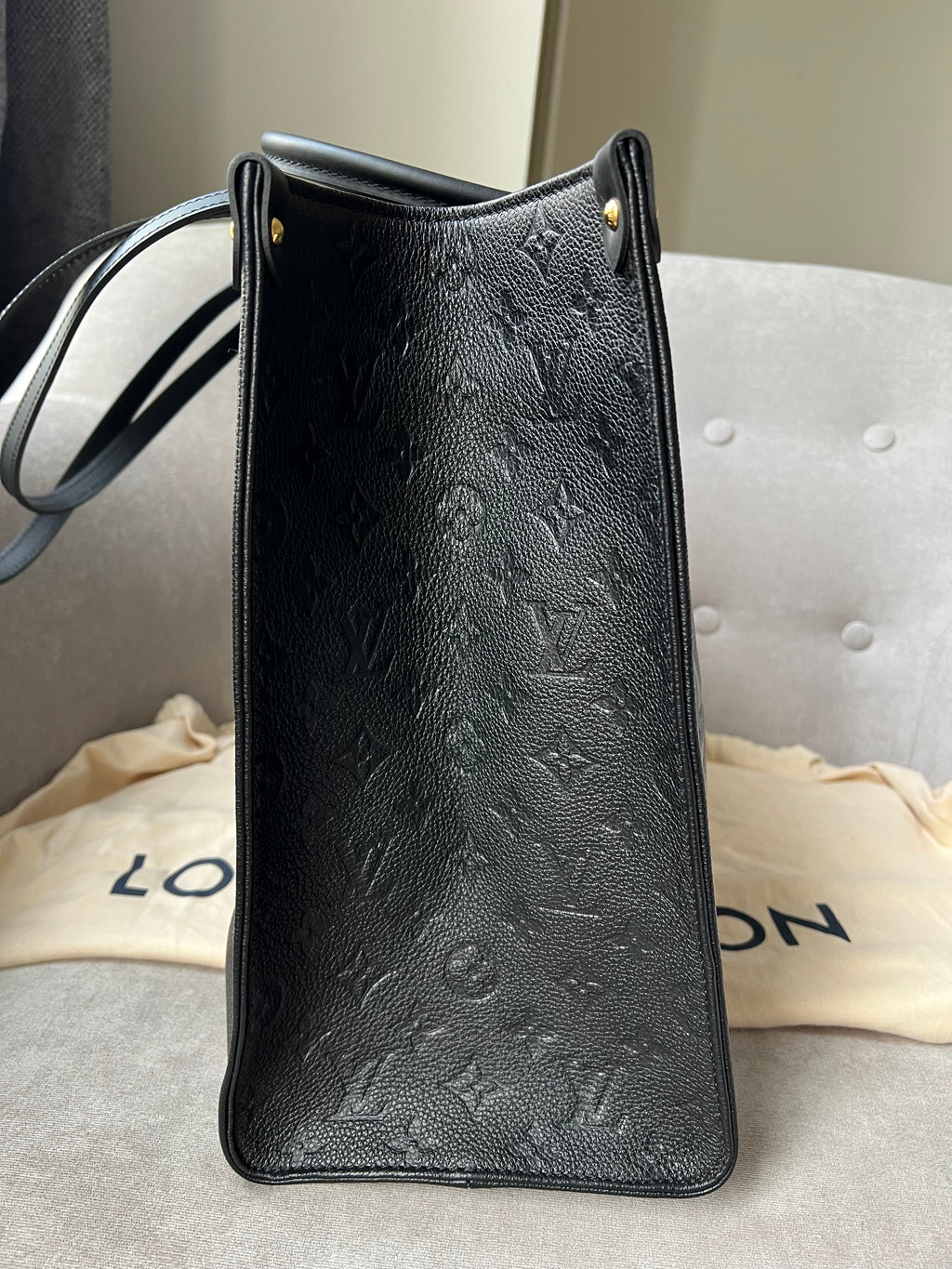 Louis Vuitton On the Go GM Black Empreinte (RRP £2,570)