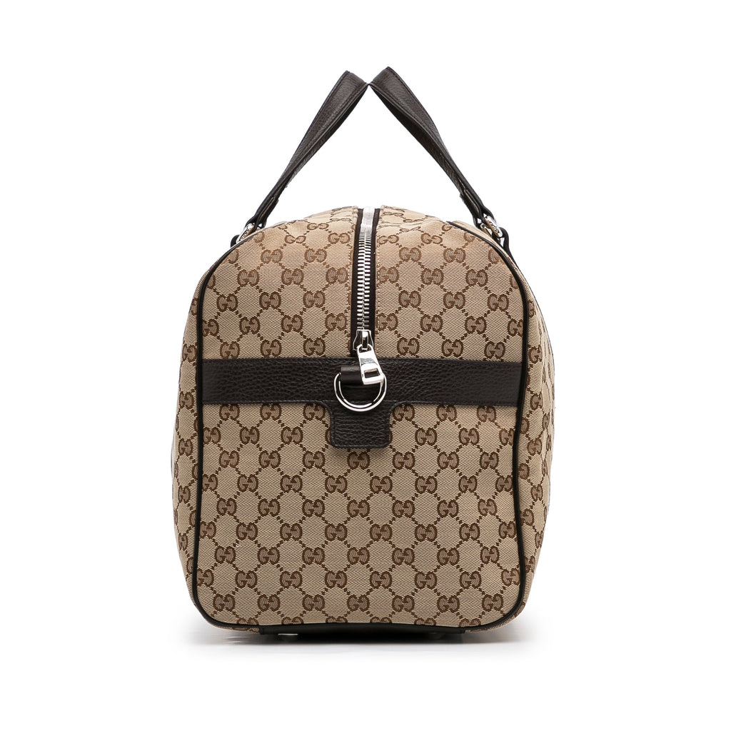 Gucci Travel Bag Brown GG Canvas