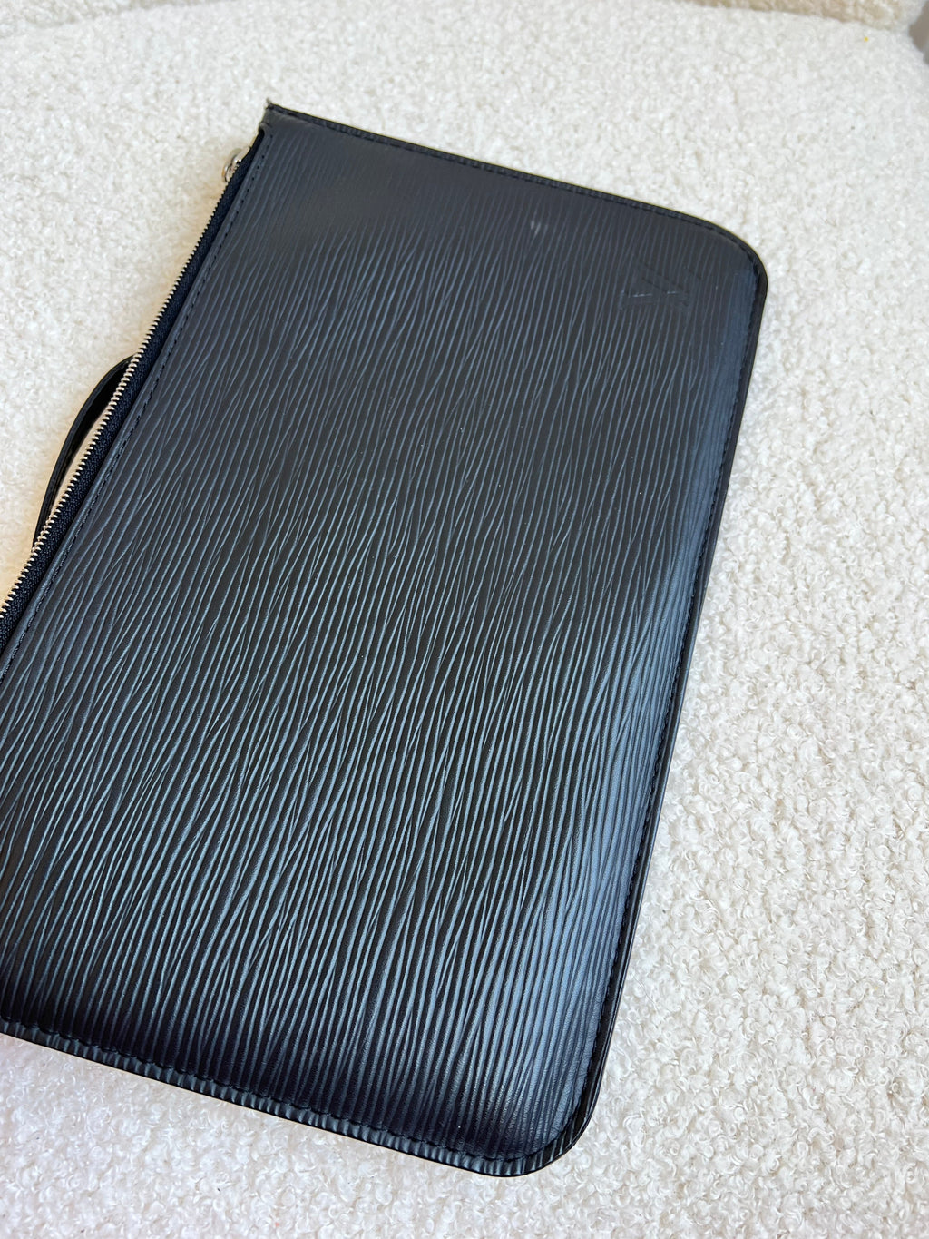 Louis Vuitton Pouch (from Neverfull) Black Epi