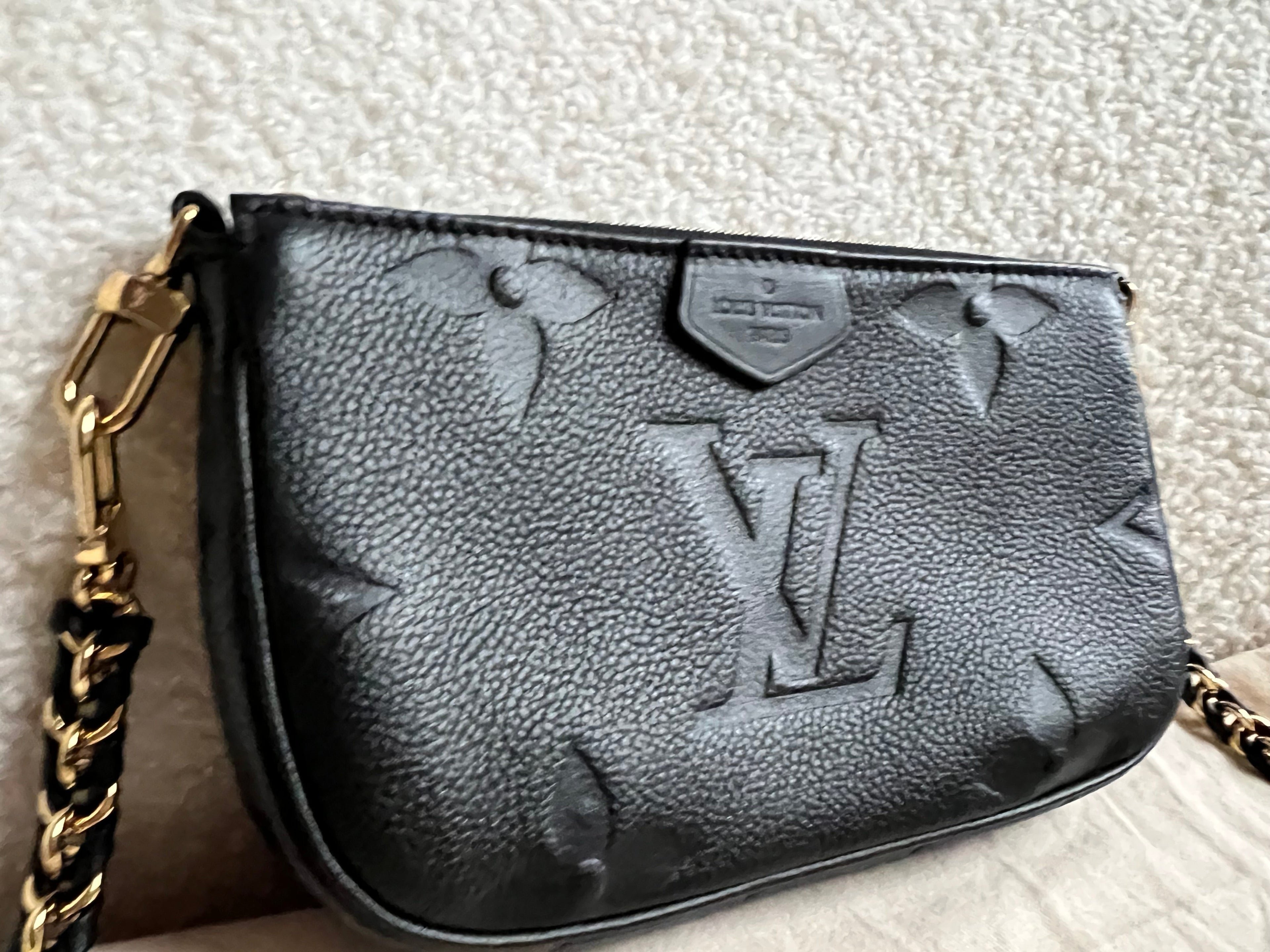 Louis Vuitton Multi Pochette Accessoires Black Empreinte (RRP £2140)