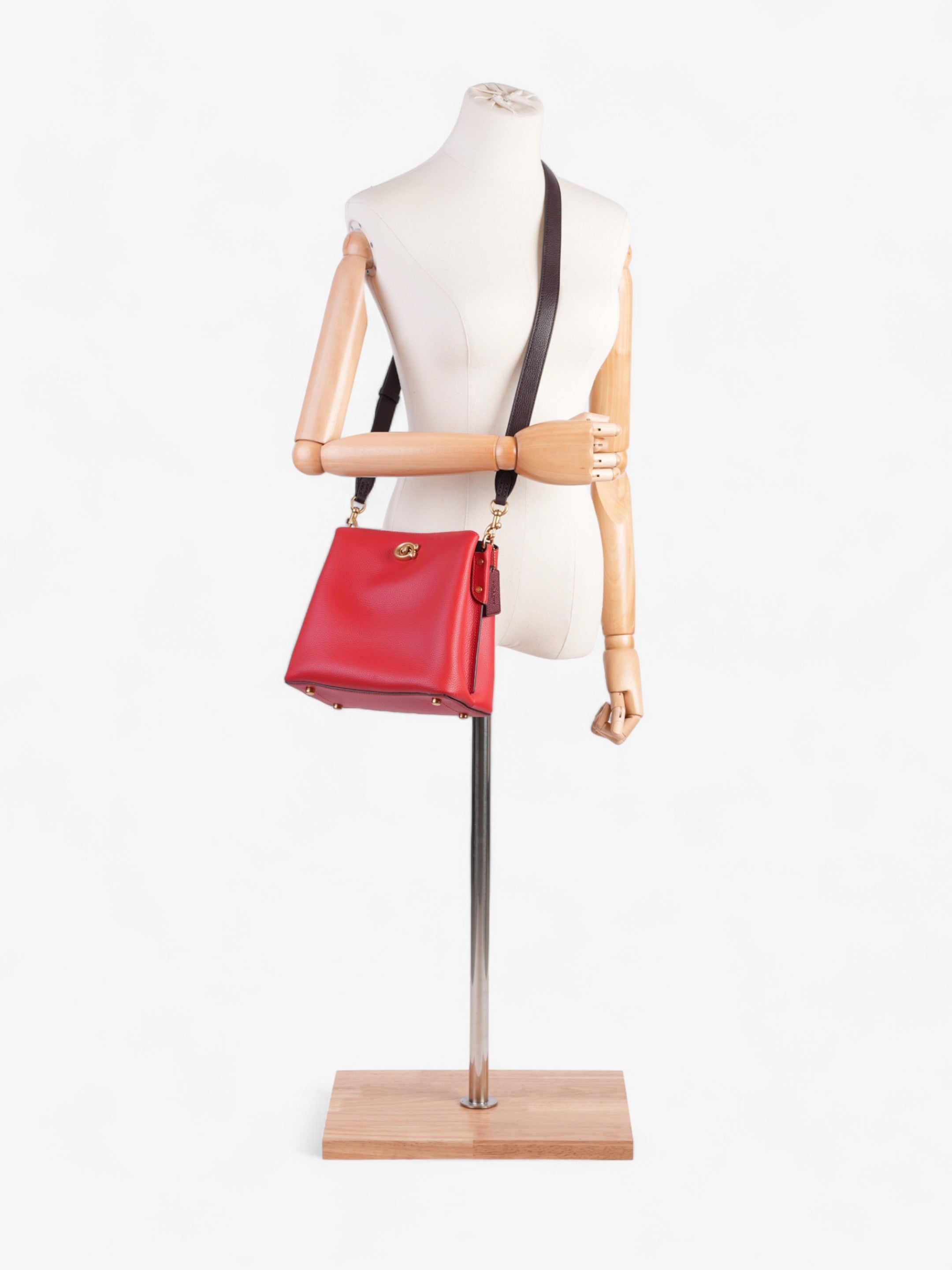 Coach Willow Red / Burgundy Leather