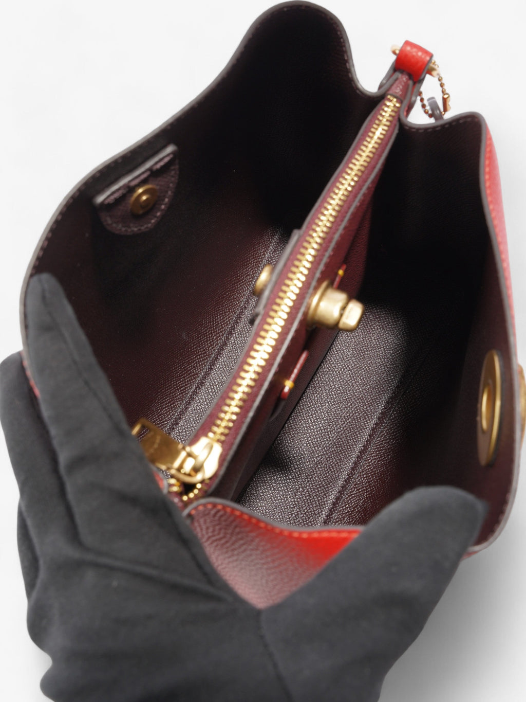 Coach Willow Red / Burgundy Leather