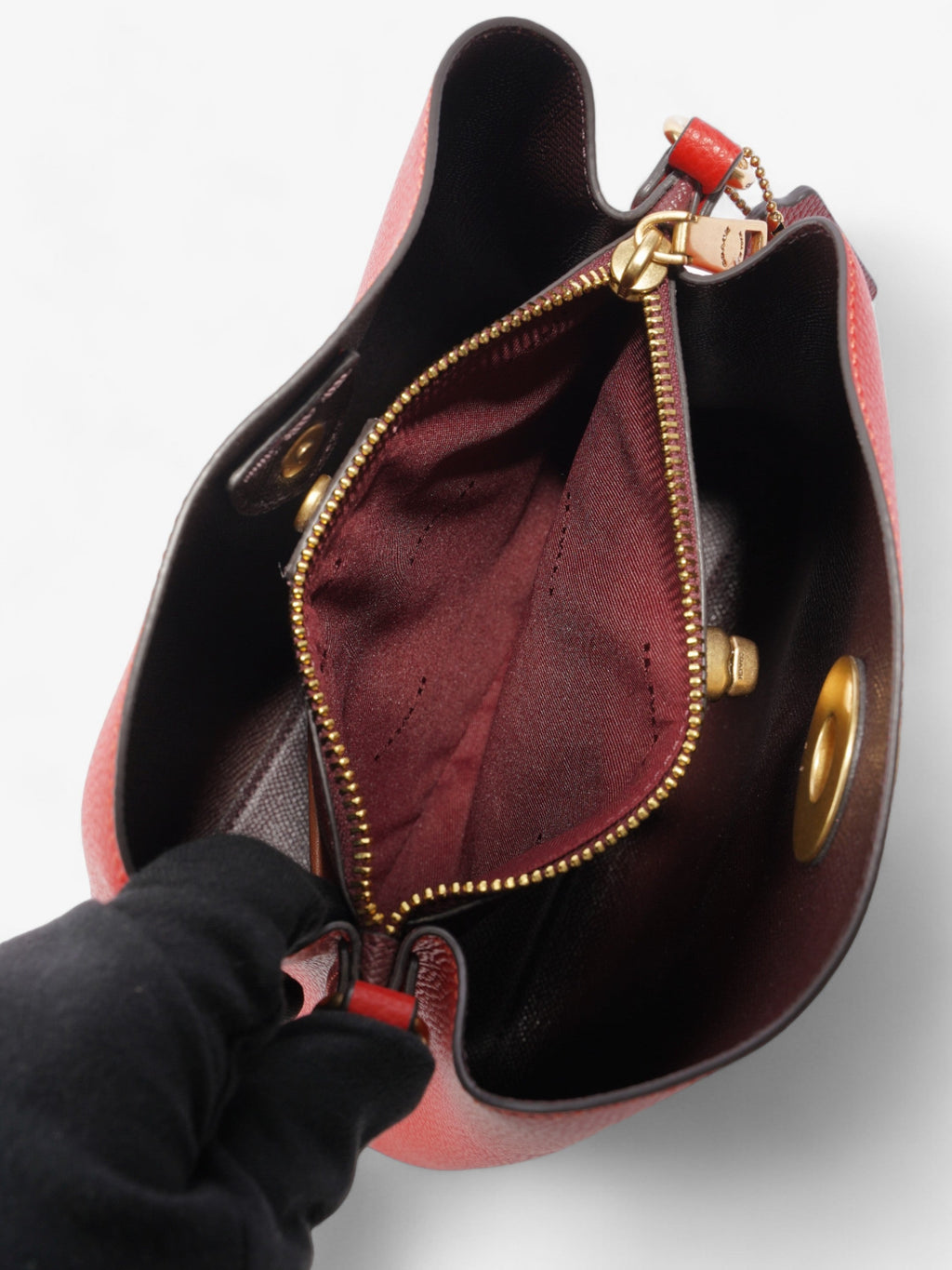 Coach Willow Red / Burgundy Leather