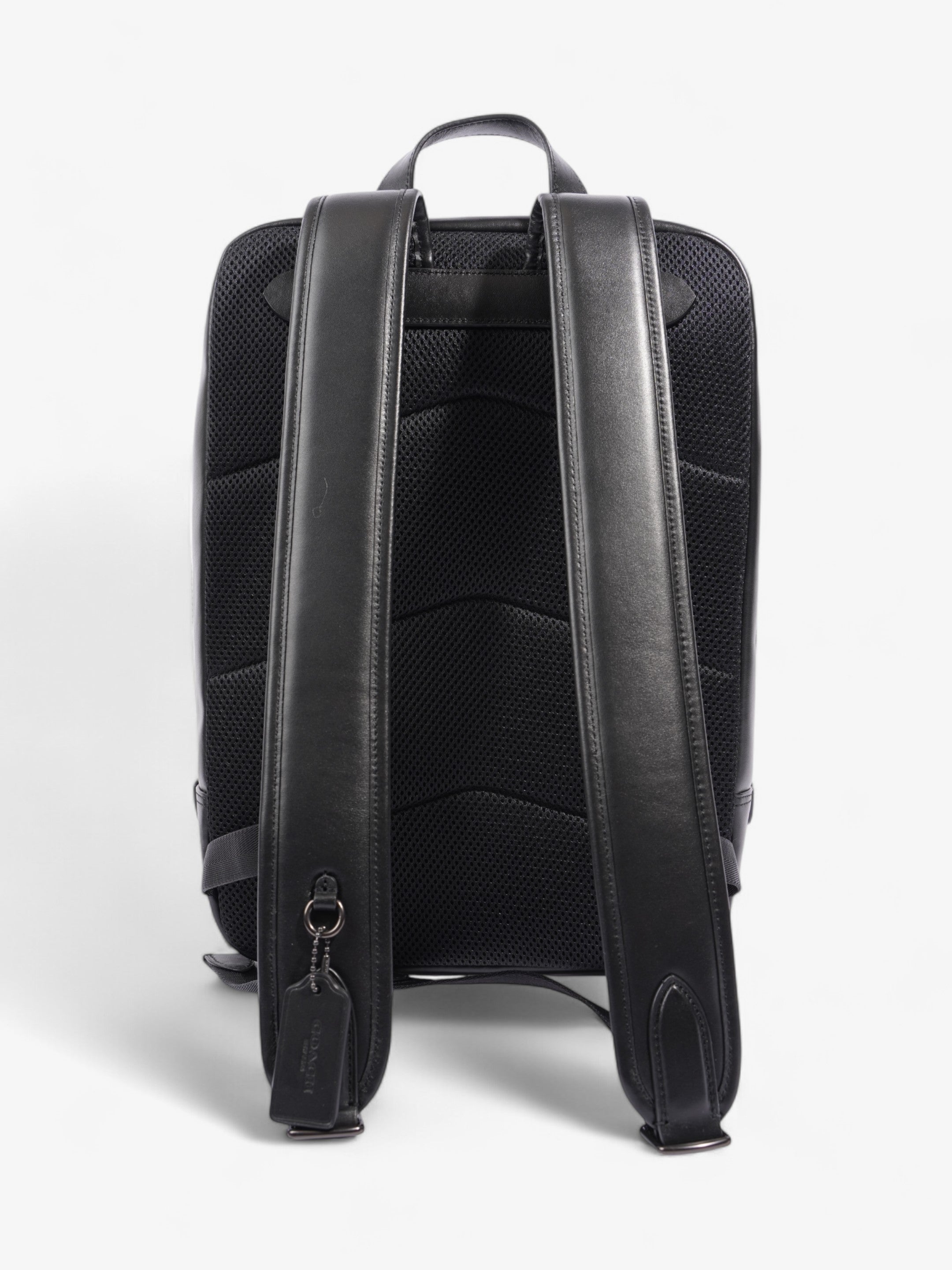 Coach Gotham Backpack Black Coated Canvas