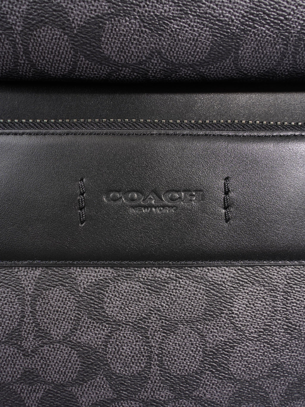 Coach Gotham Backpack Black Coated Canvas