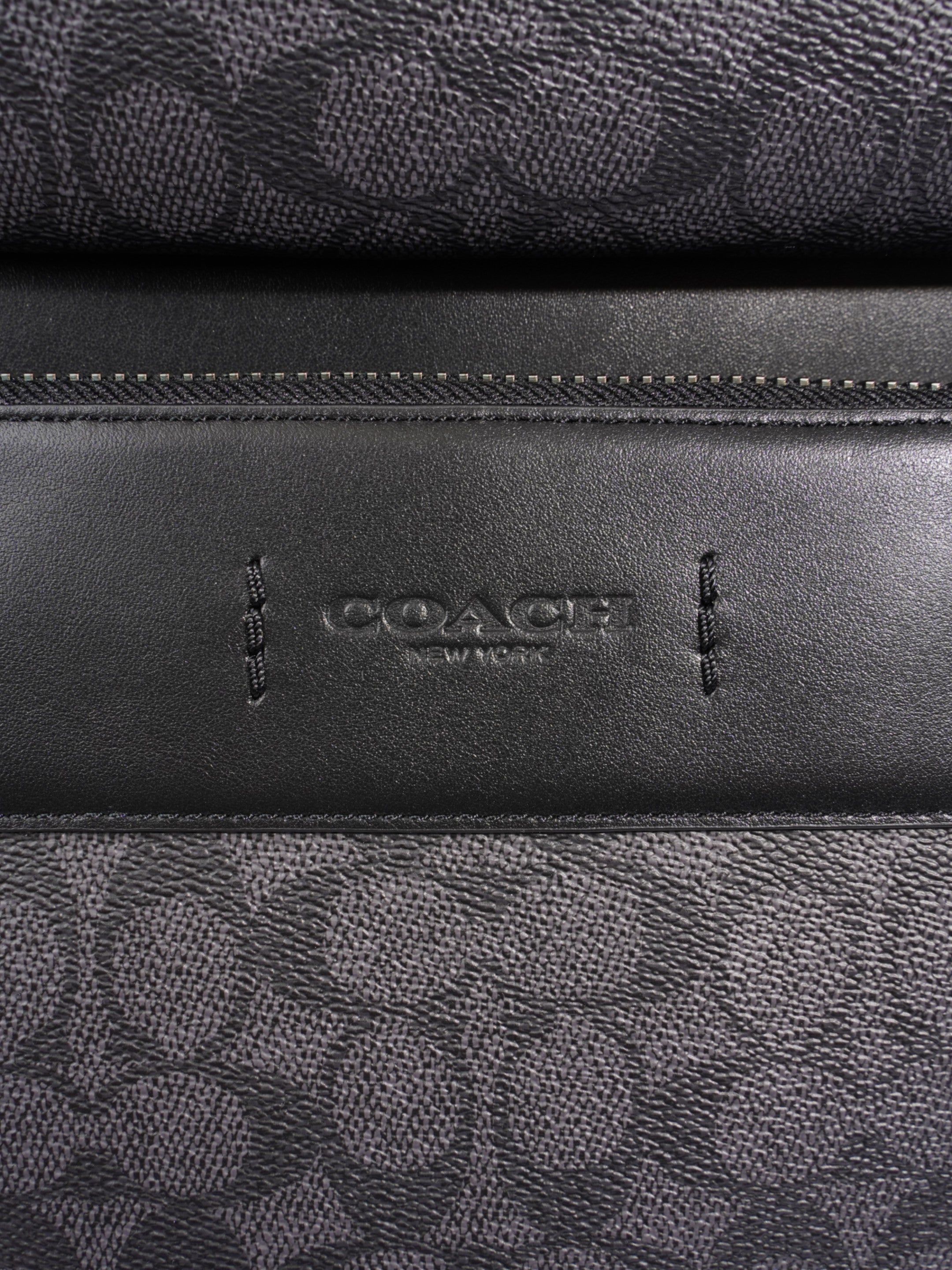 Coach Gotham Backpack Black Coated Canvas