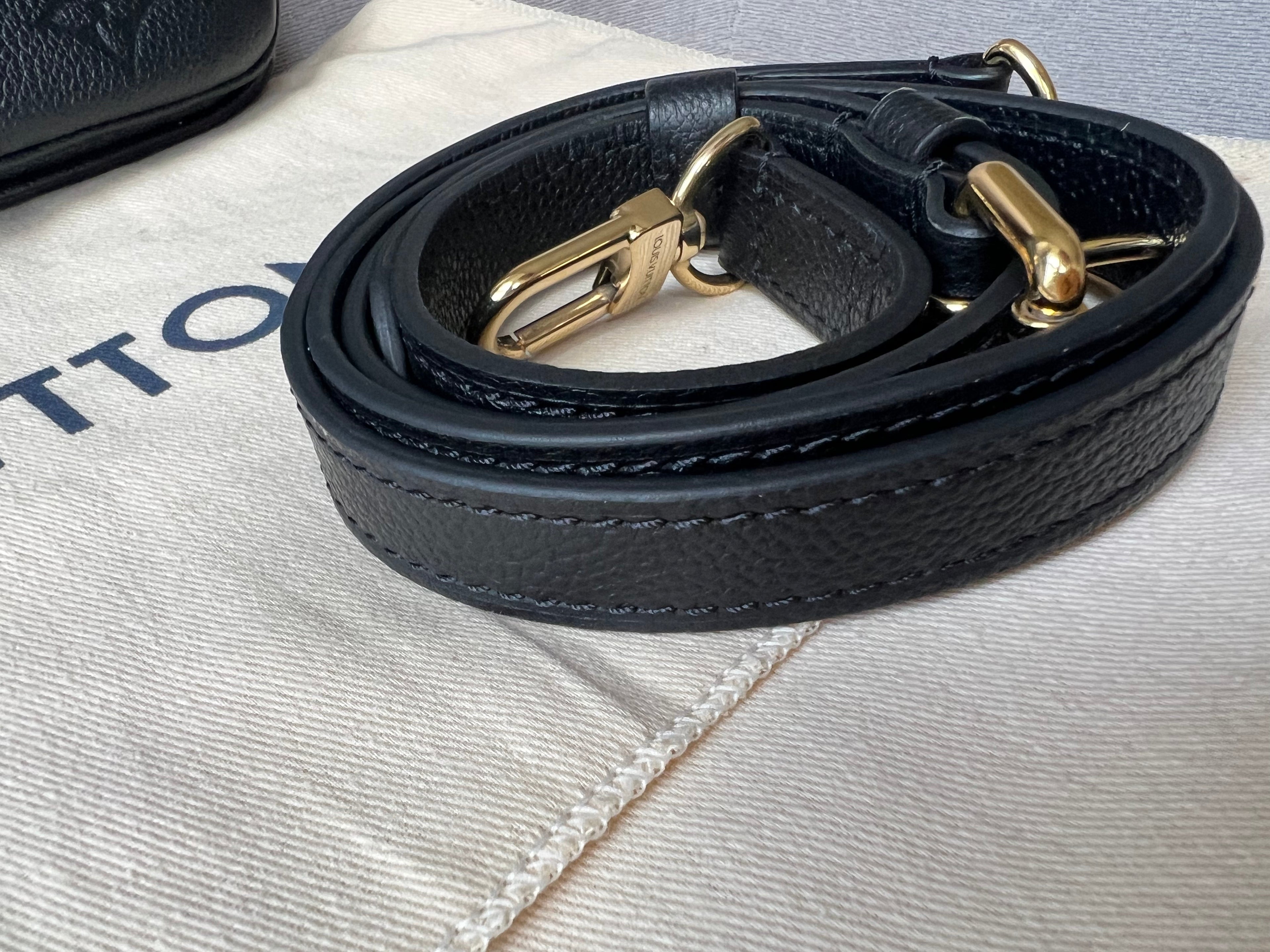 Louis Vuitton Pochette Metis Black Empreinte (RRP £2,110)
