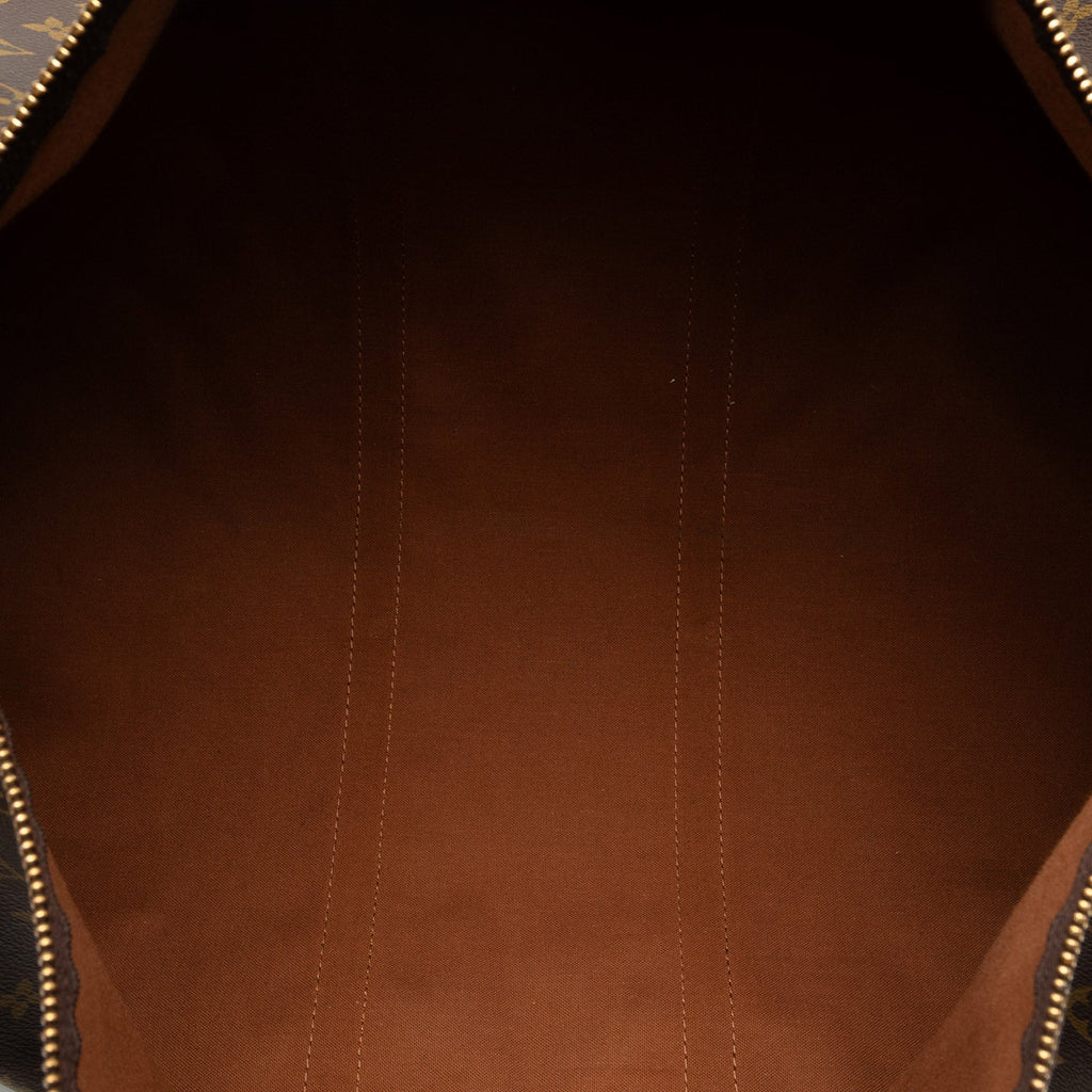 Brown Louis Vuitton Monogram Keepall 60 Travel Bag