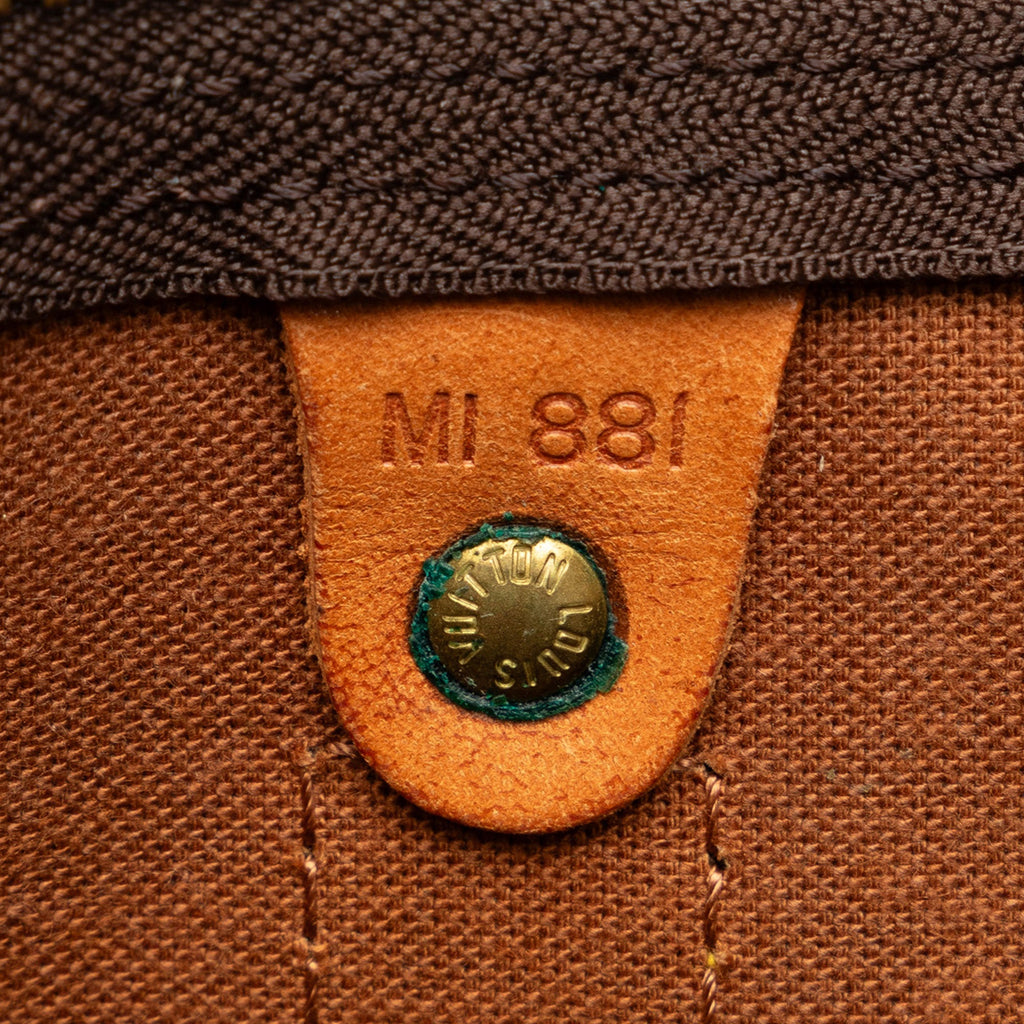 Brown Louis Vuitton Monogram Keepall 60 Travel Bag