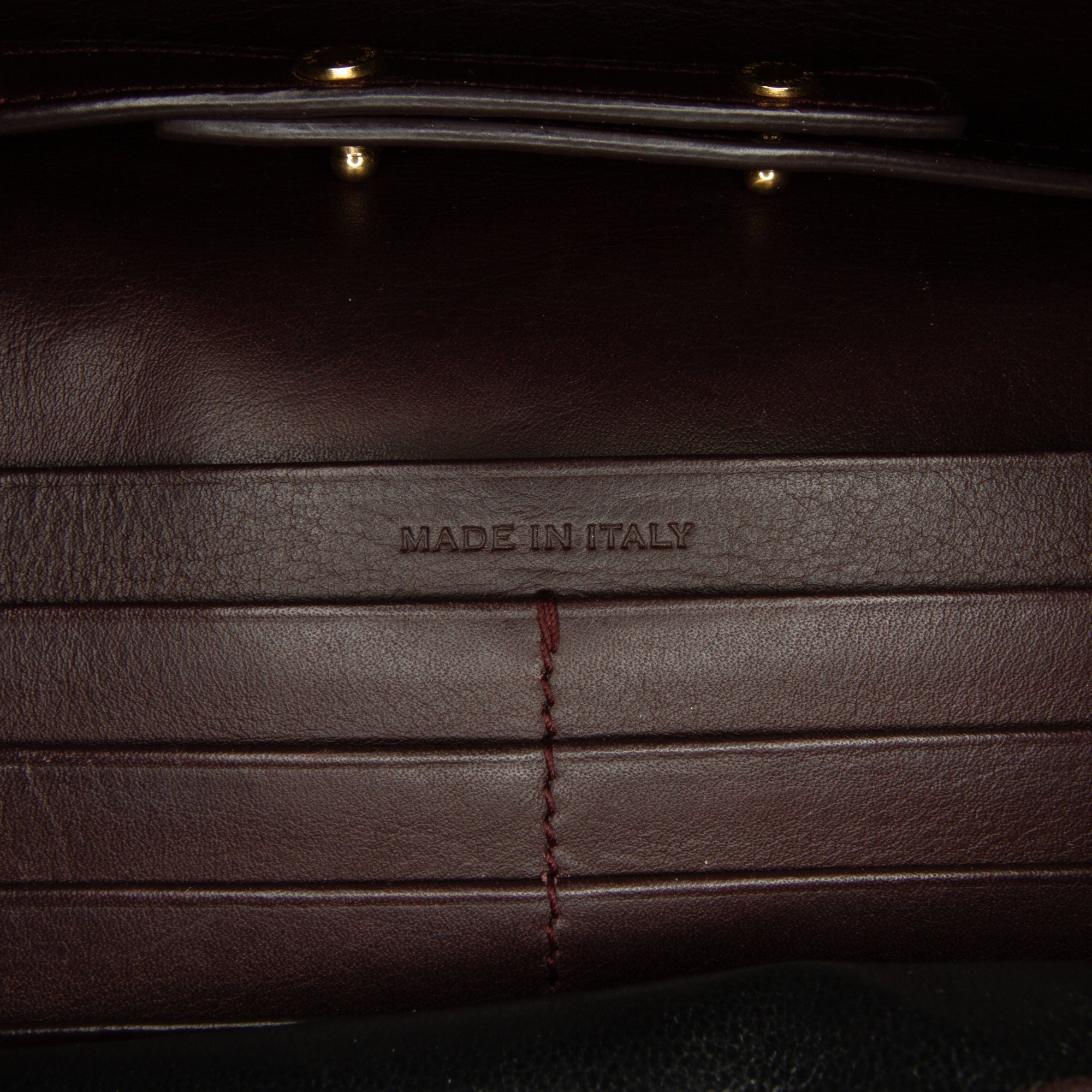 Yves Saint Laurent Chyc Ligne Wallet on Chain Brown