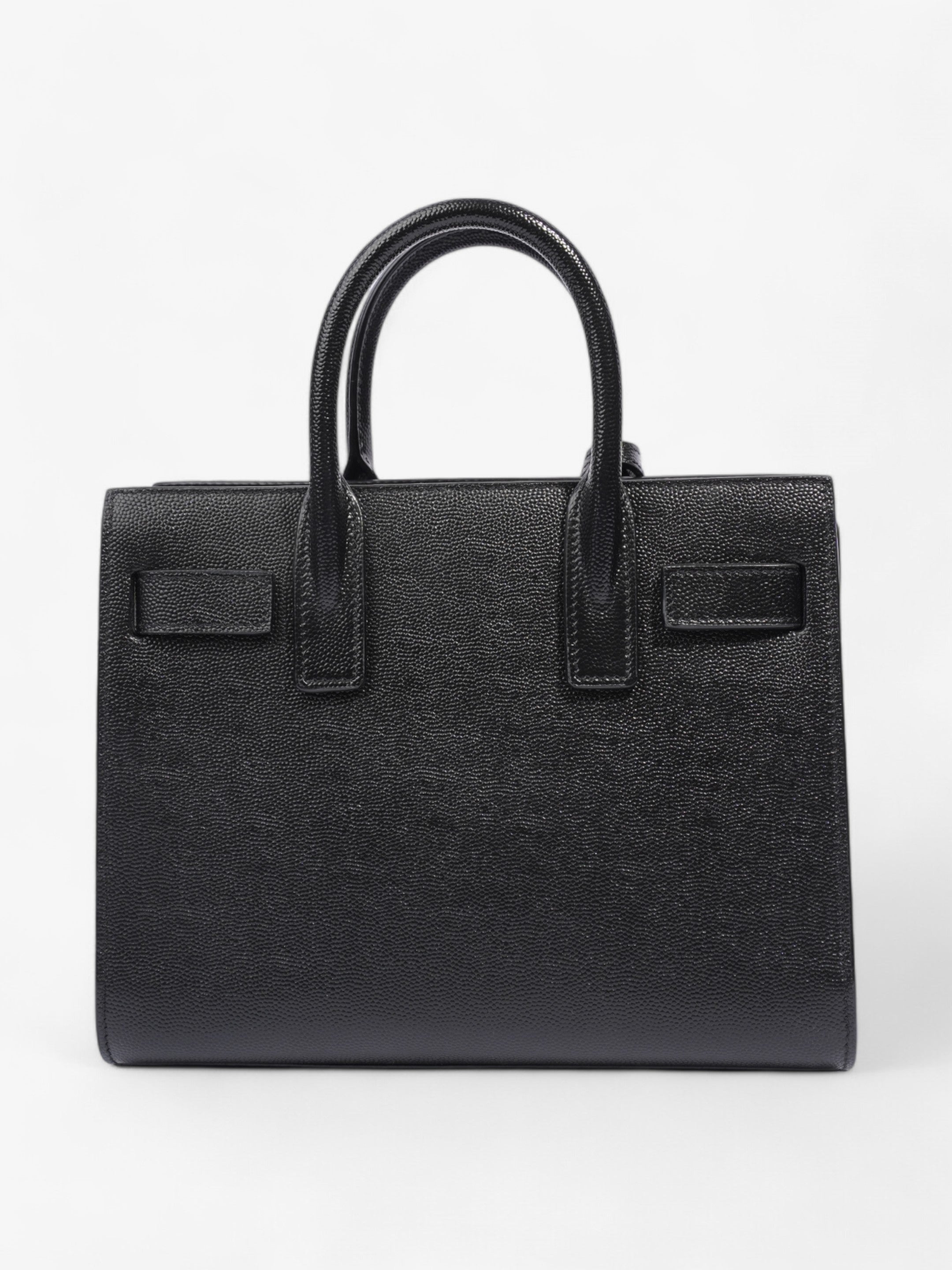 Saint Laurent Sac De Jour Black Leather Nano