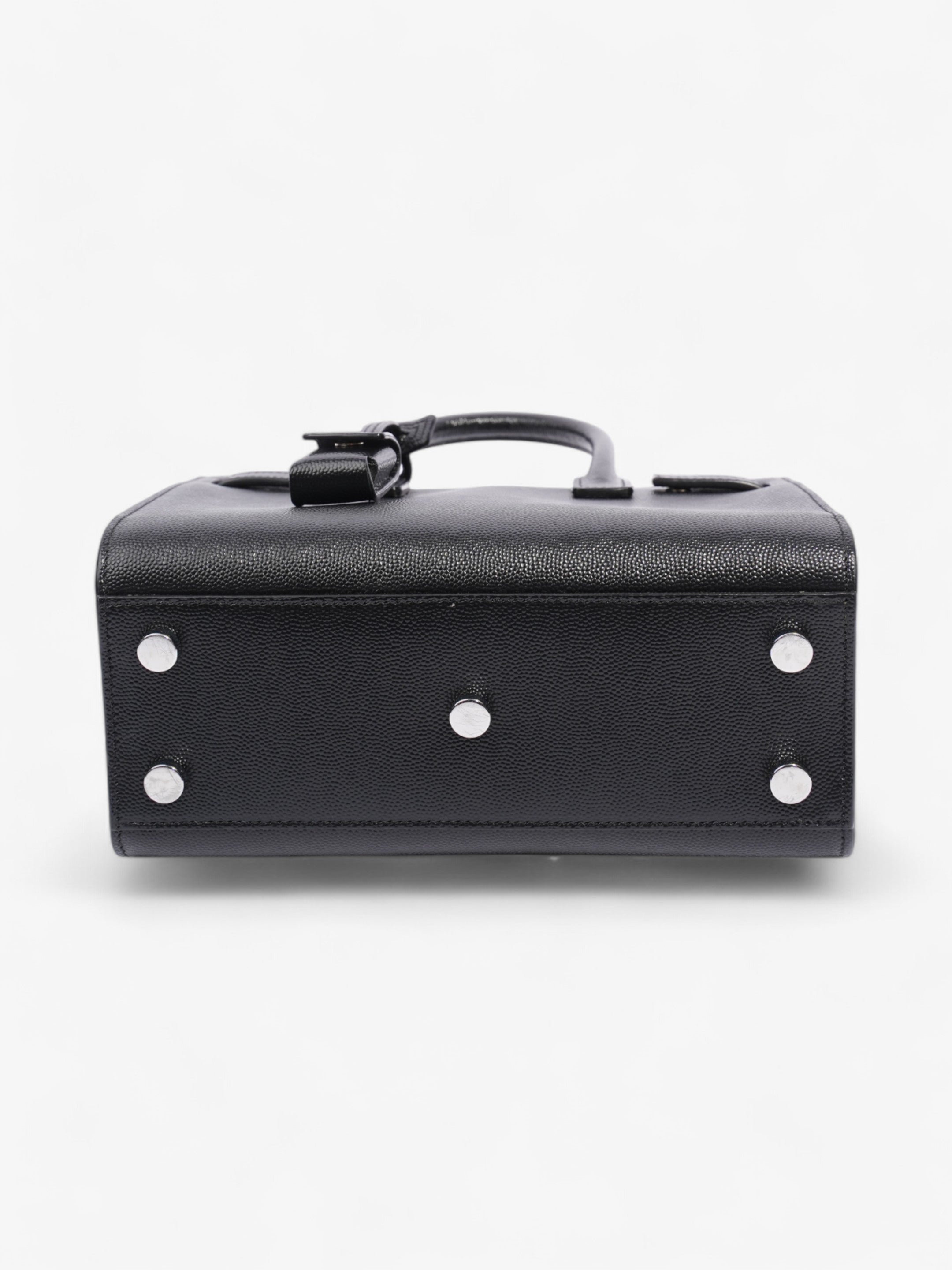 Saint Laurent Sac De Jour Black Leather Nano