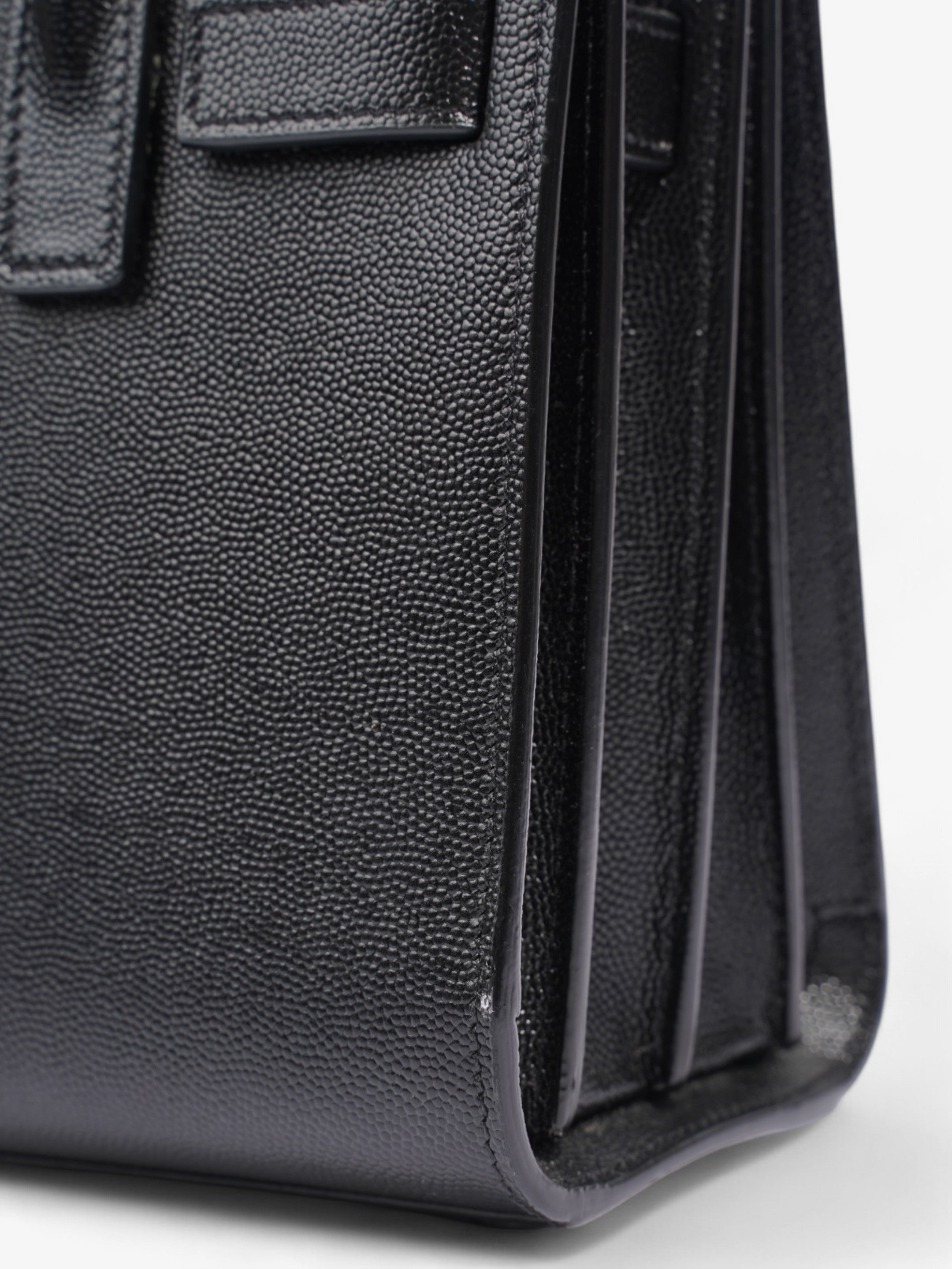 Saint Laurent Sac De Jour Black Leather Nano