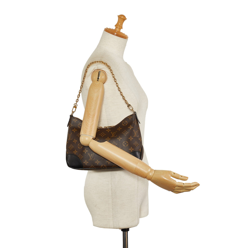 Brown Louis Vuitton Monogram Boulogne Satchel