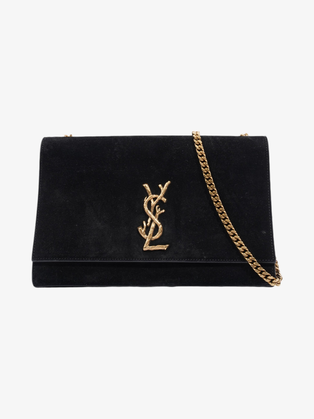 Saint Laurent Kate Black Suede Medium