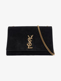 Saint Laurent Kate Black Suede Medium