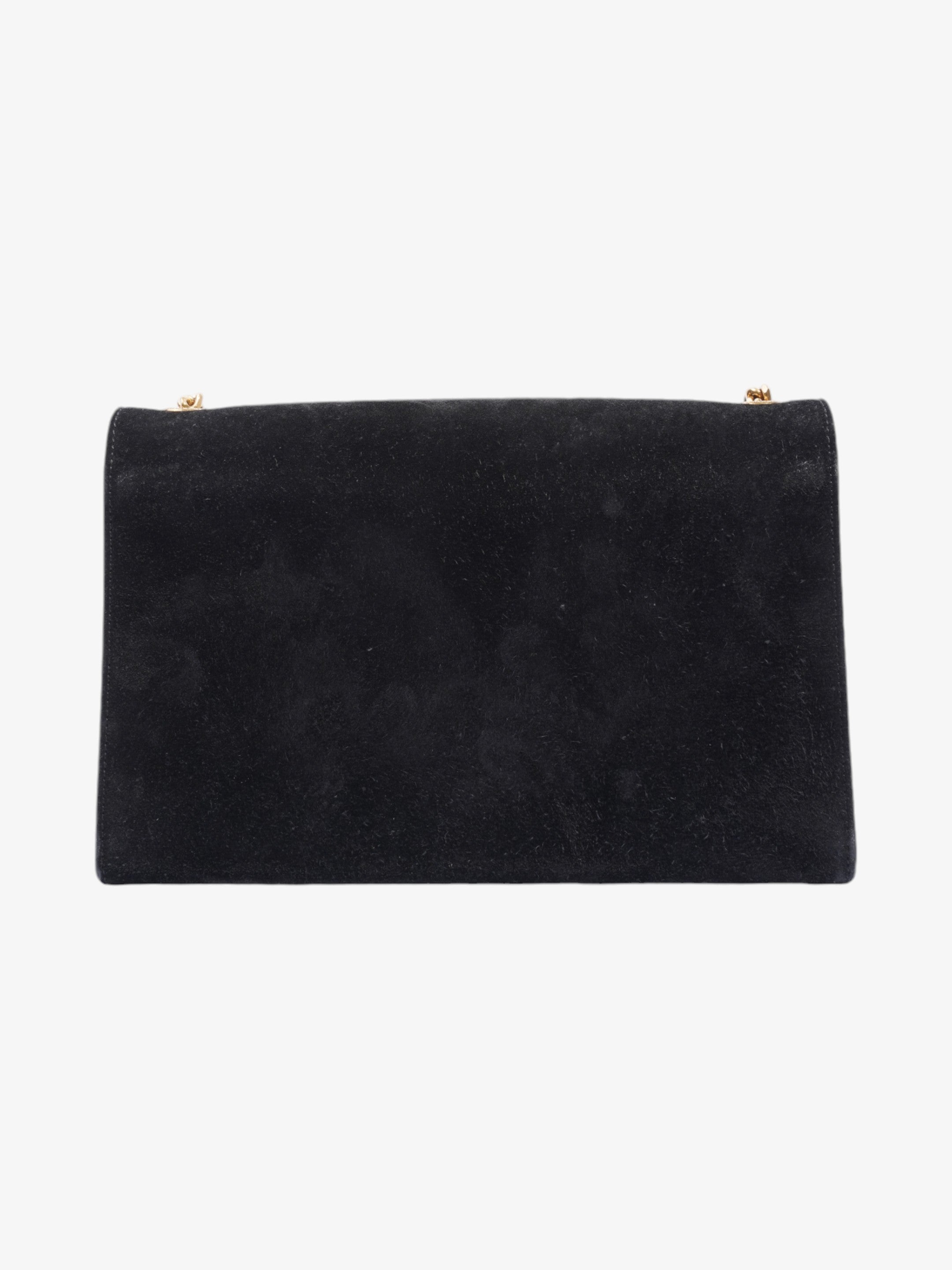 Saint Laurent Kate Black Suede Medium
