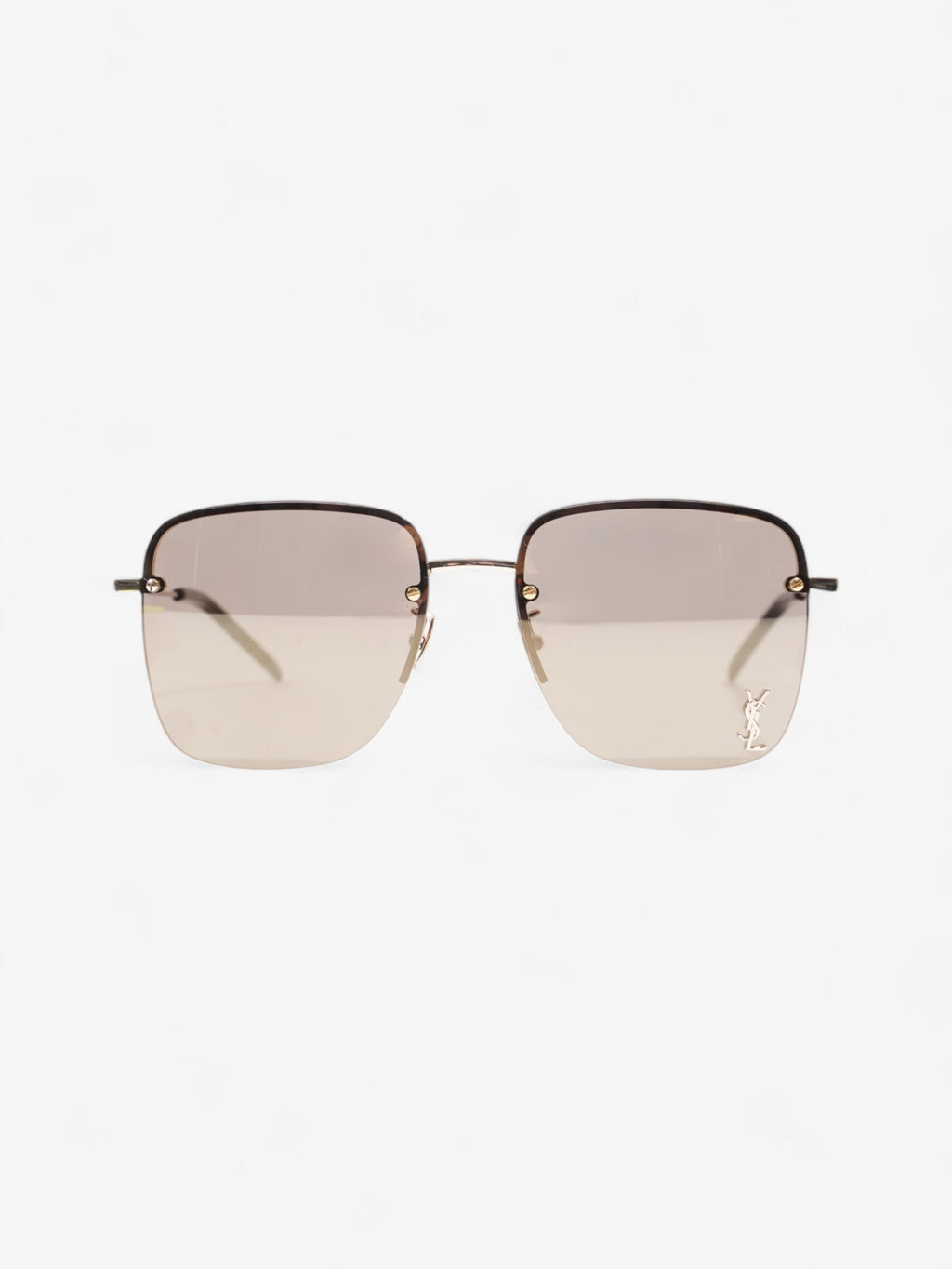 Saint Laurent SL 312 M Sunglasses Black / Silver Base Metal 145mm