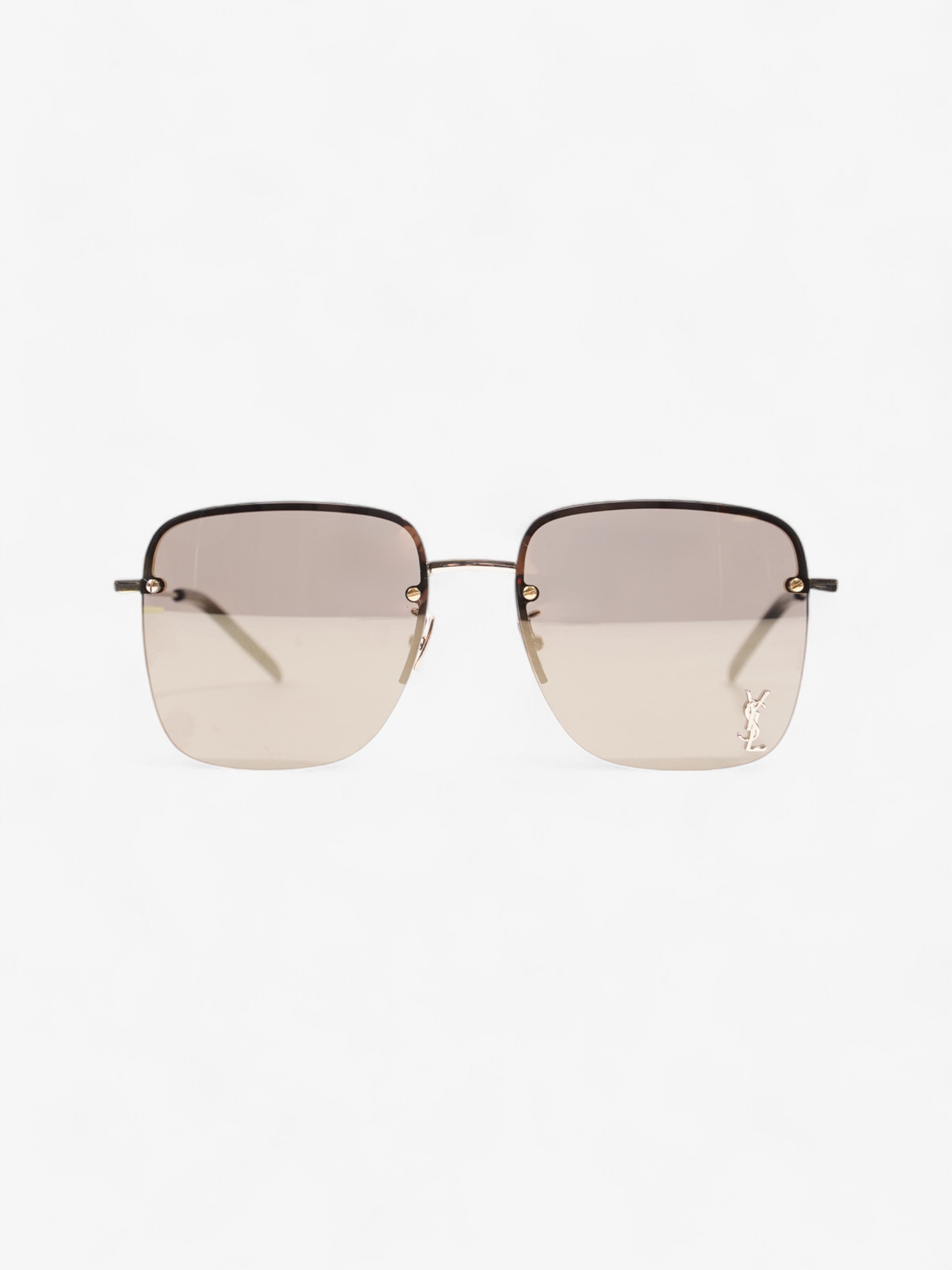 Saint Laurent SL 312 M Sunglasses Black / Silver Base Metal 145mm