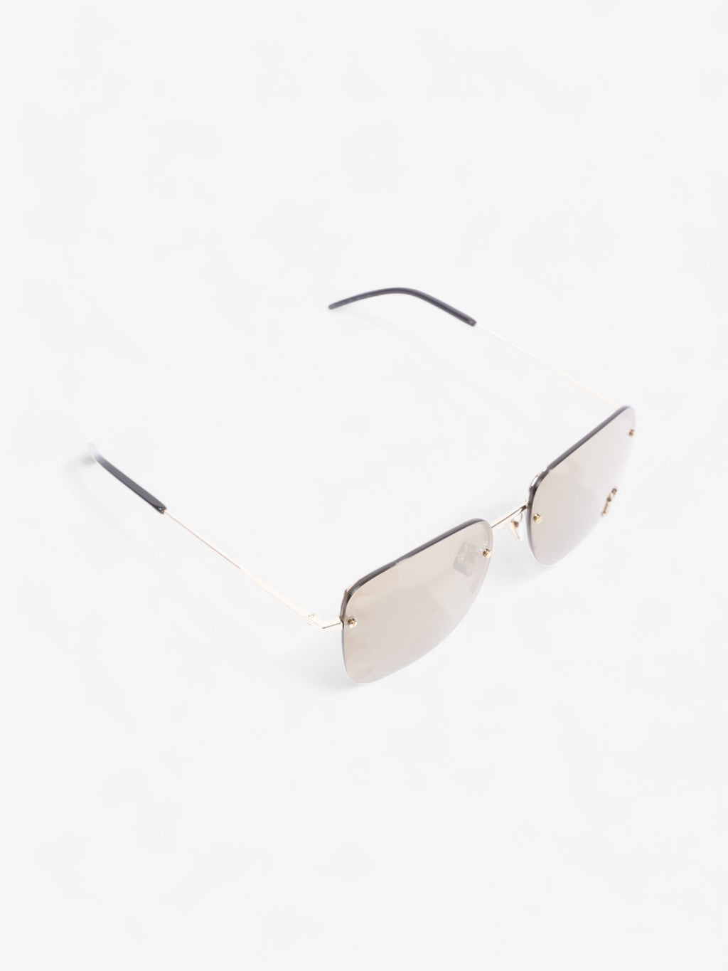 Saint Laurent SL 312 M Sunglasses Black / Silver Base Metal 145mm