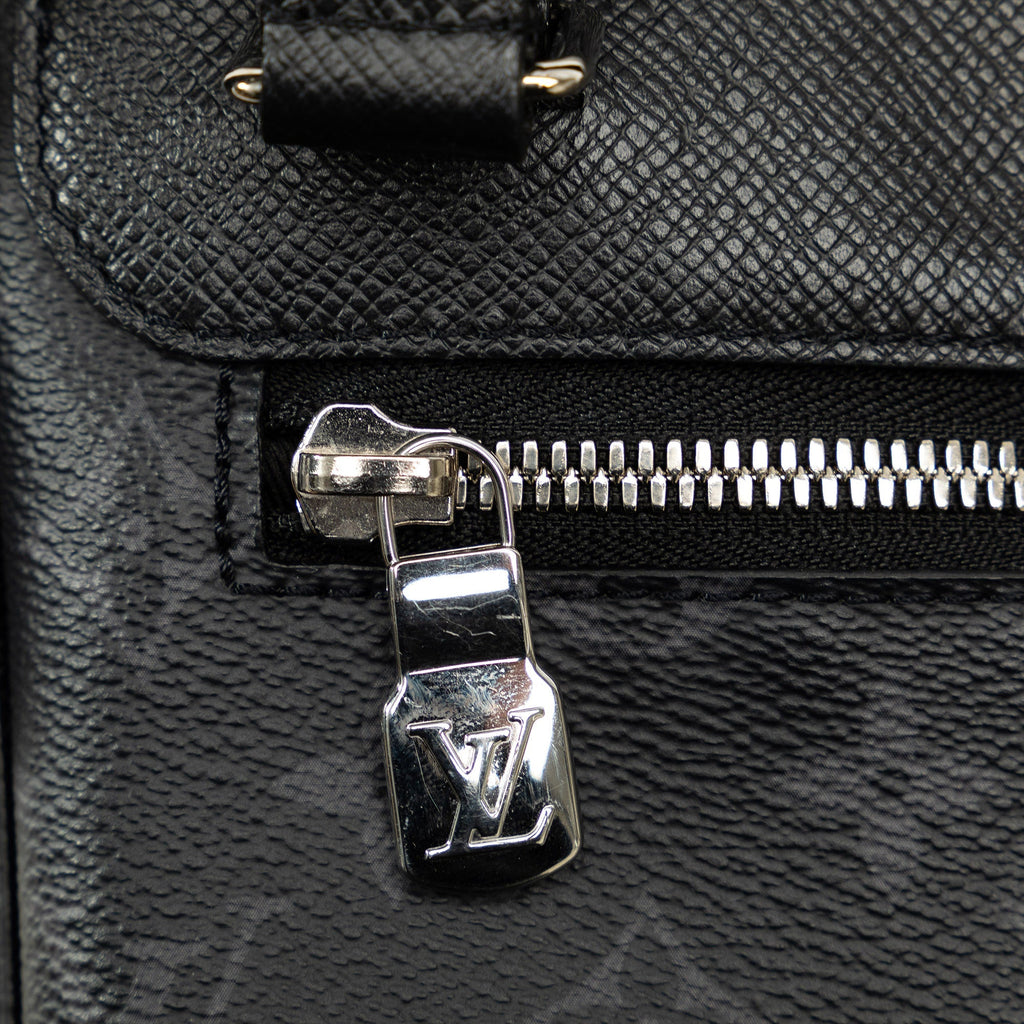Black Louis Vuitton Taigarama Outdoor Flap Messenger Crossbody Bag