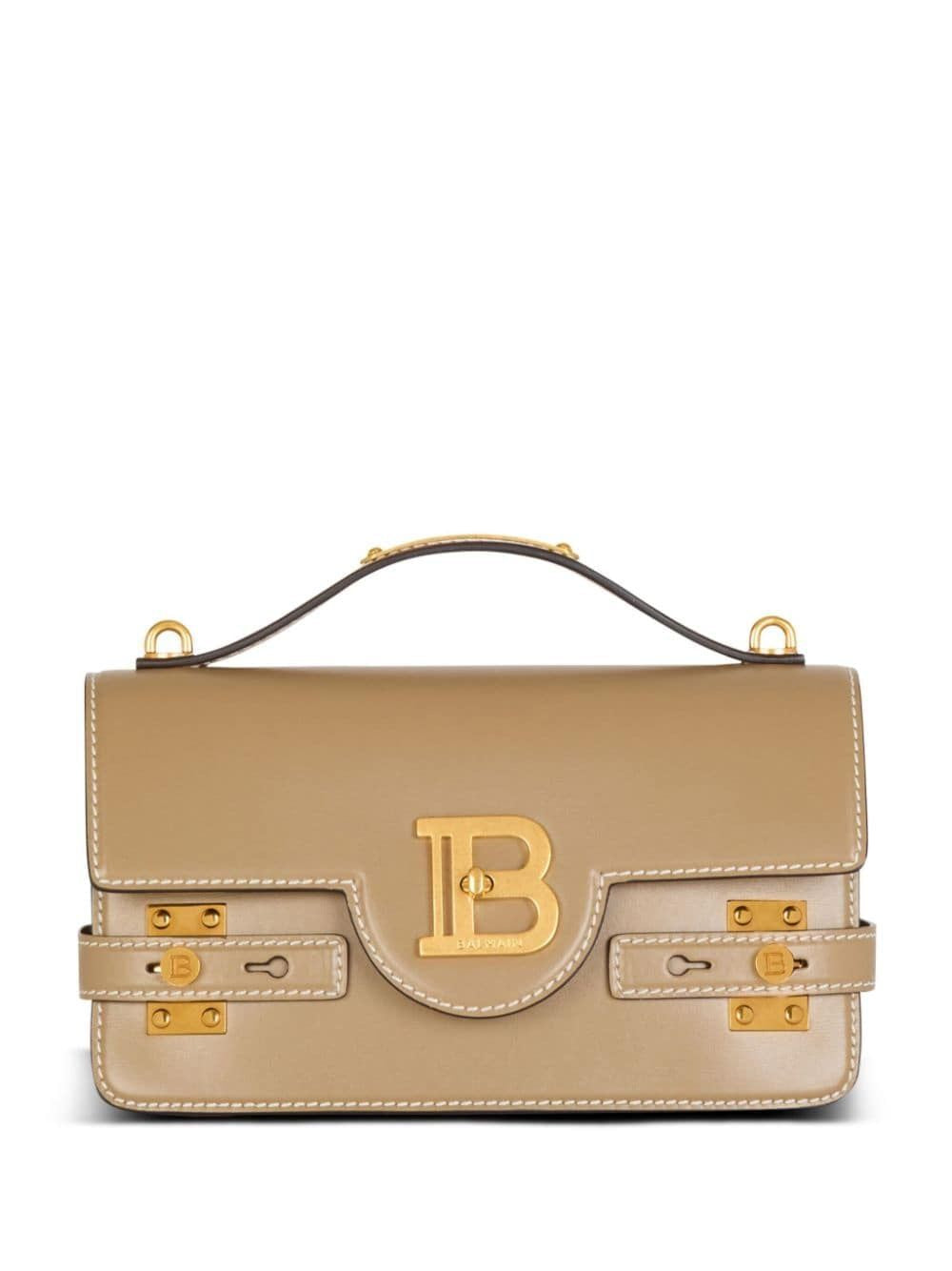 SHOULDER BUZZ 24 TAUPE GOLDEN LOGO