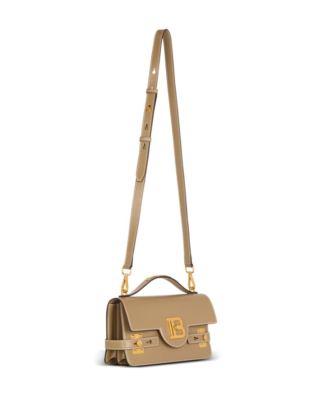 SHOULDER BUZZ 24 TAUPE GOLDEN LOGO