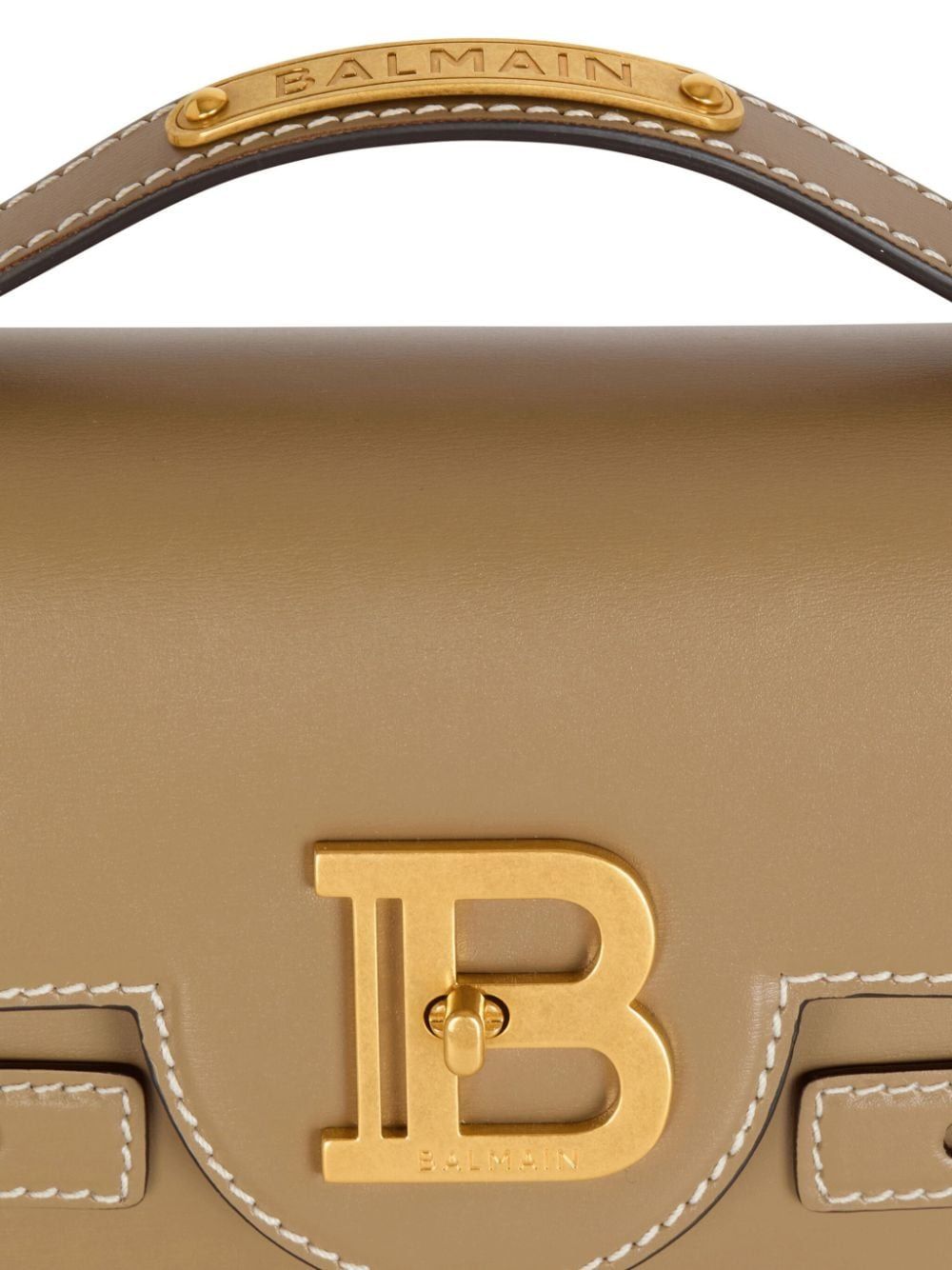 SHOULDER BUZZ 24 TAUPE GOLDEN LOGO