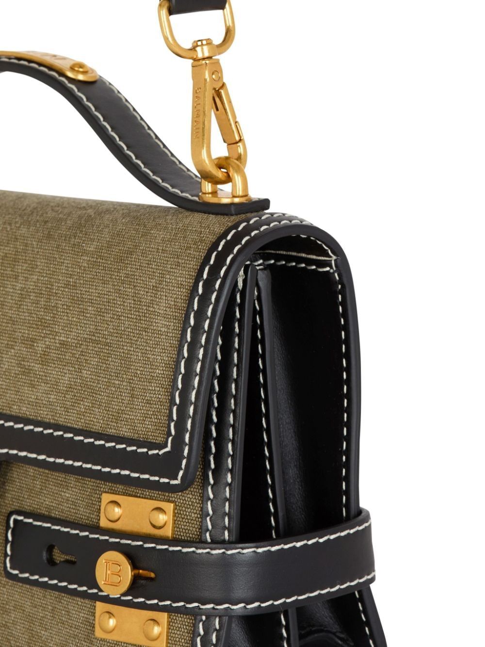 SHOULDER BUZZ 24 KHAKI BLACK GOLDEN LOGO