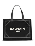 B-ARMY MEDIUM CANVAS AND LEATHER TOTE BAG