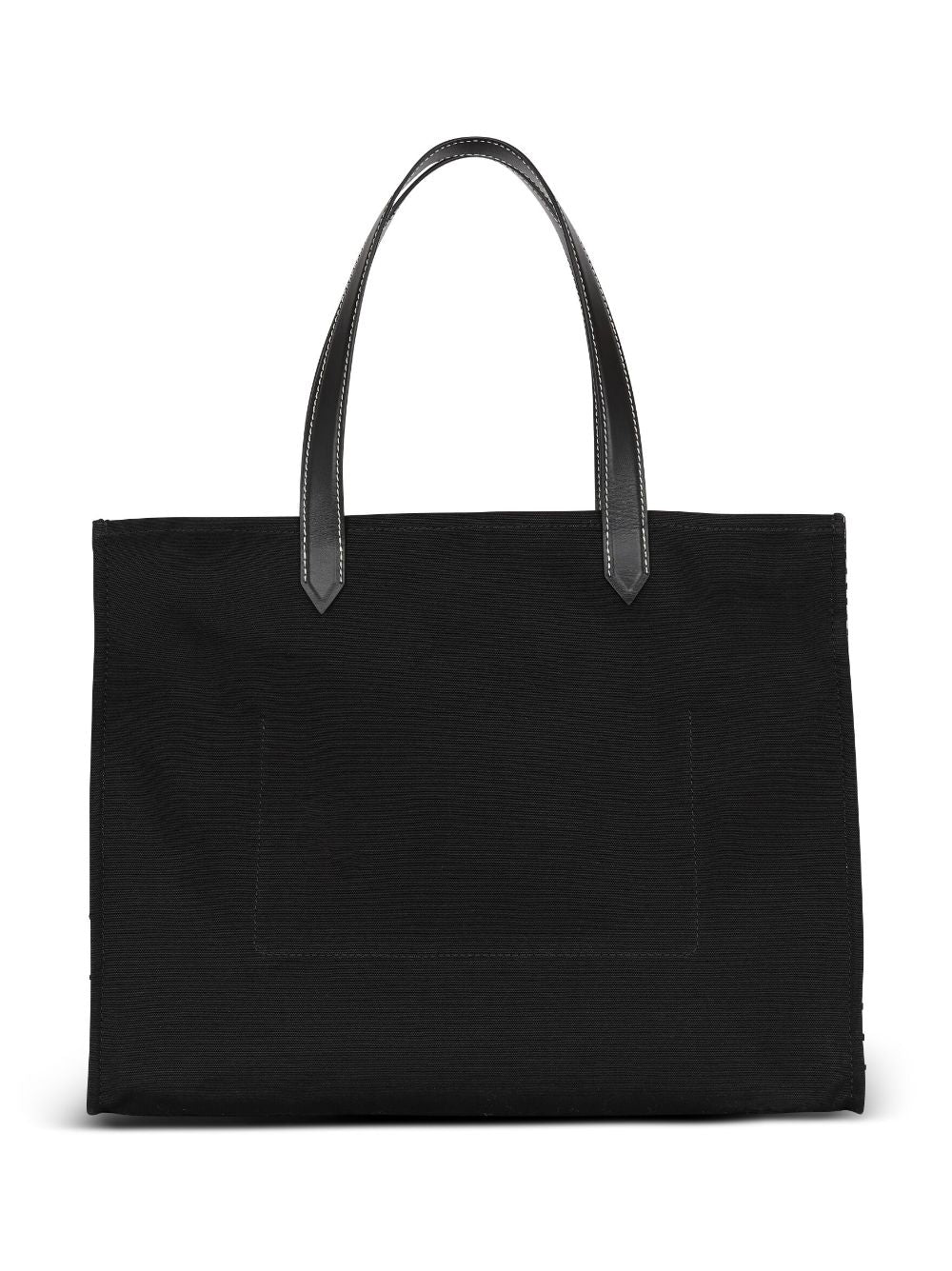 B-ARMY MEDIUM CANVAS AND LEATHER TOTE BAG