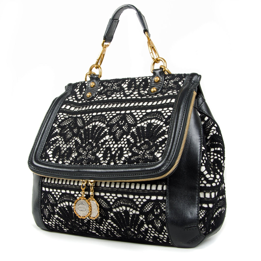 Large Miss Sicily Lace Heritage Satchel