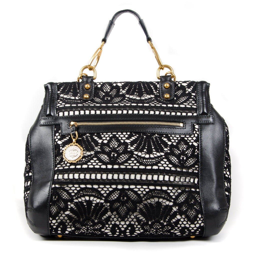 Large Miss Sicily Lace Heritage Satchel